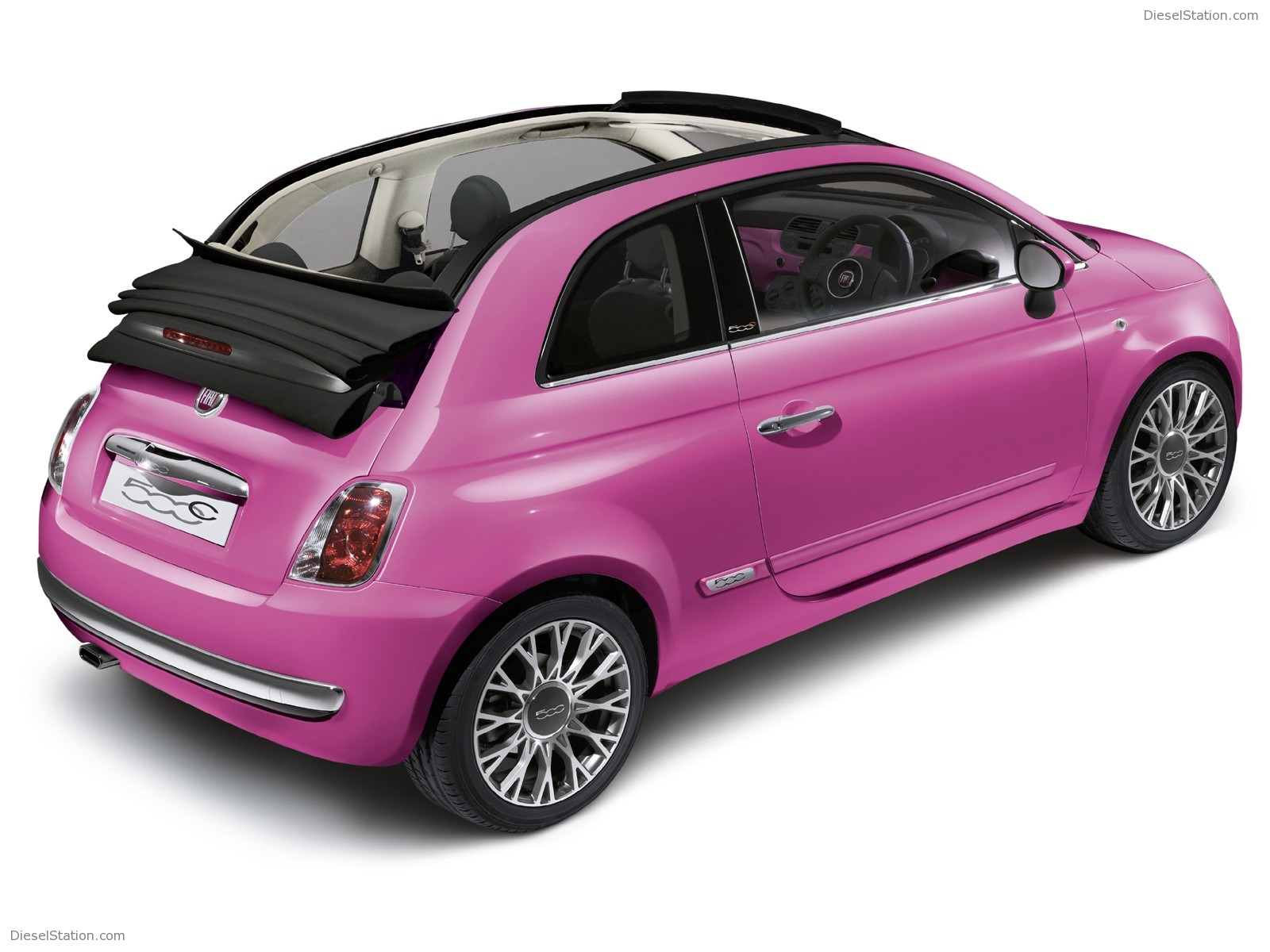 Fiat 500 Pink Droptop Special Edition
