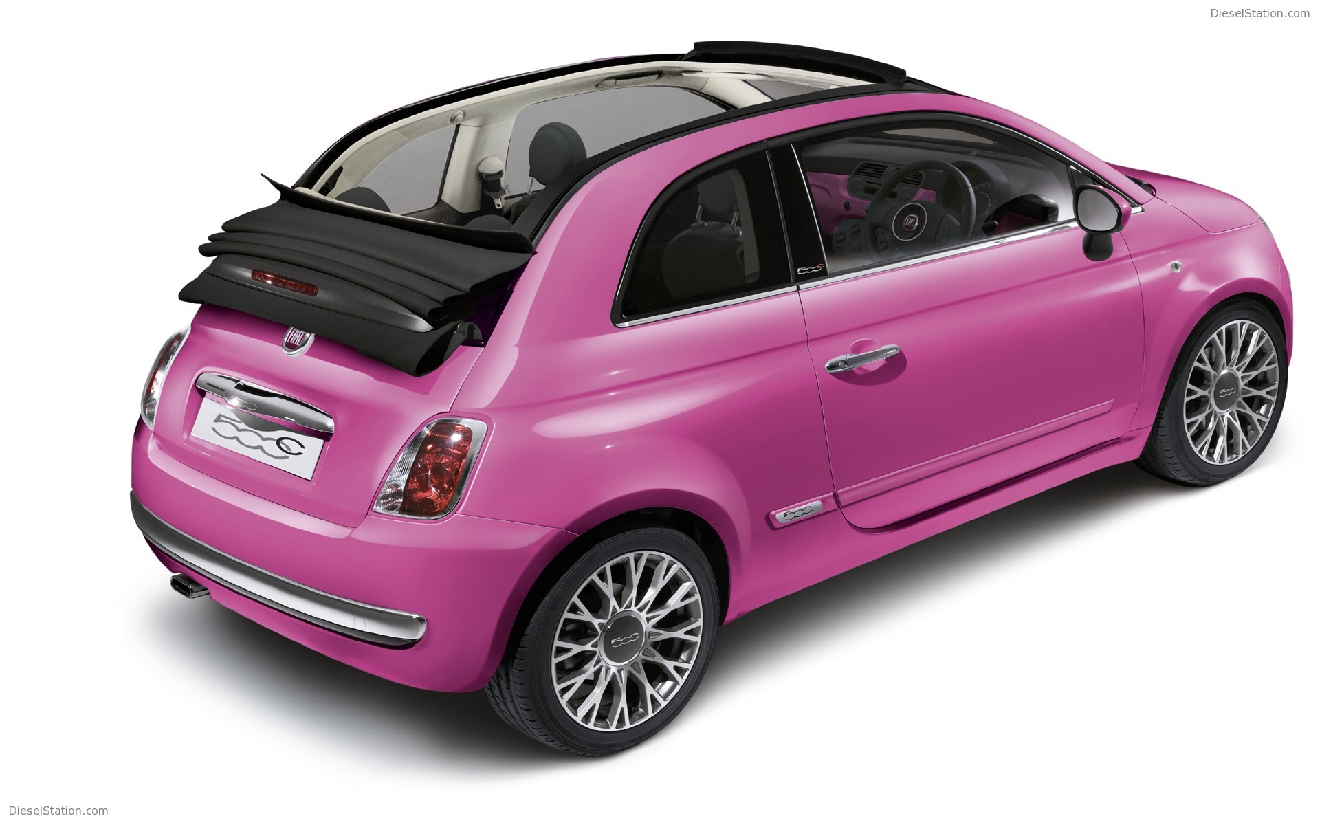 Fiat 500 Pink Droptop Special Edition