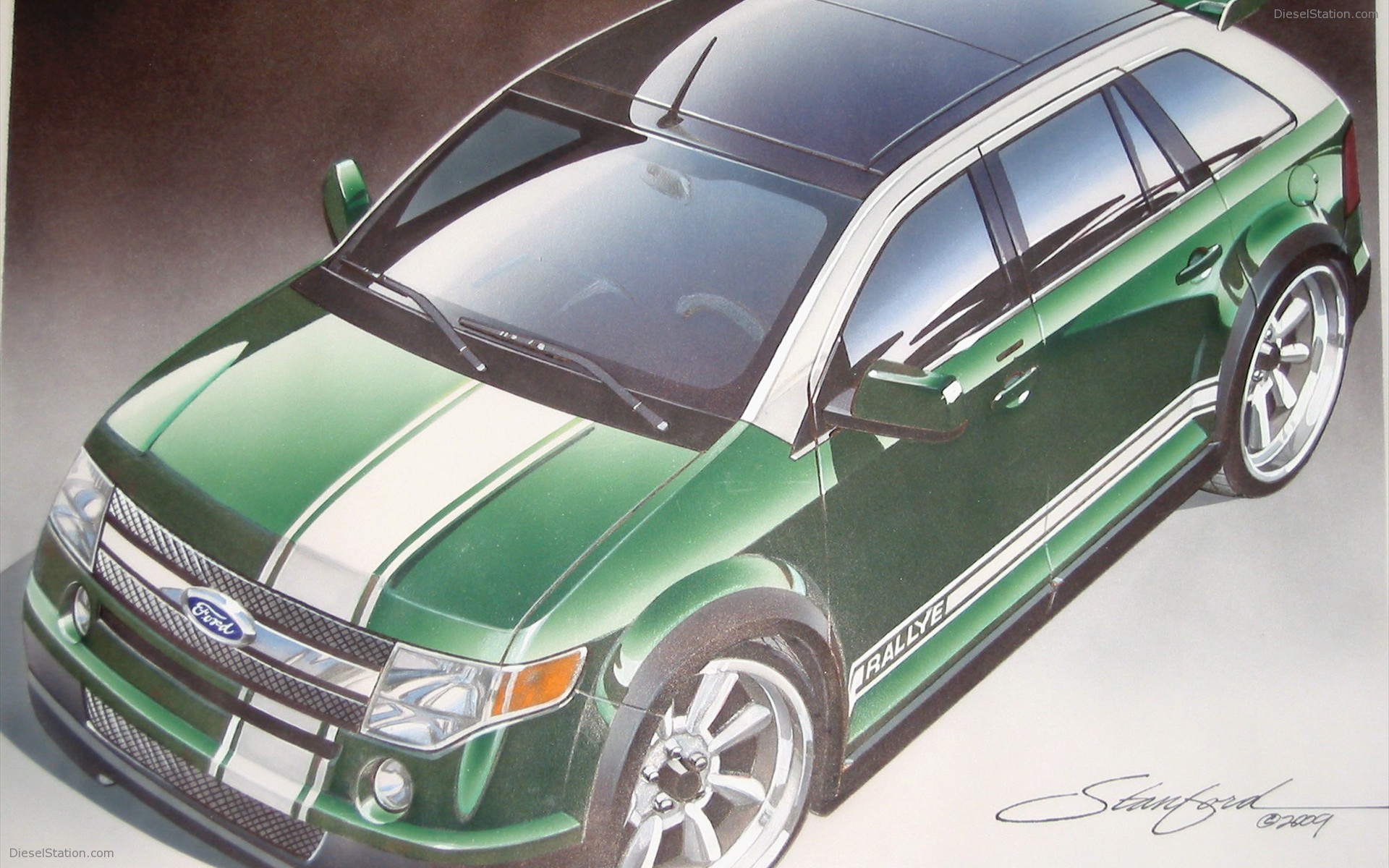 Ford Taurus, Fusion, Transit, Edge, Focus And Flex At 2009 SEMA Ford Taurus, Fusion, Transit, Edge, Focus And Flex At 2009 SEMA