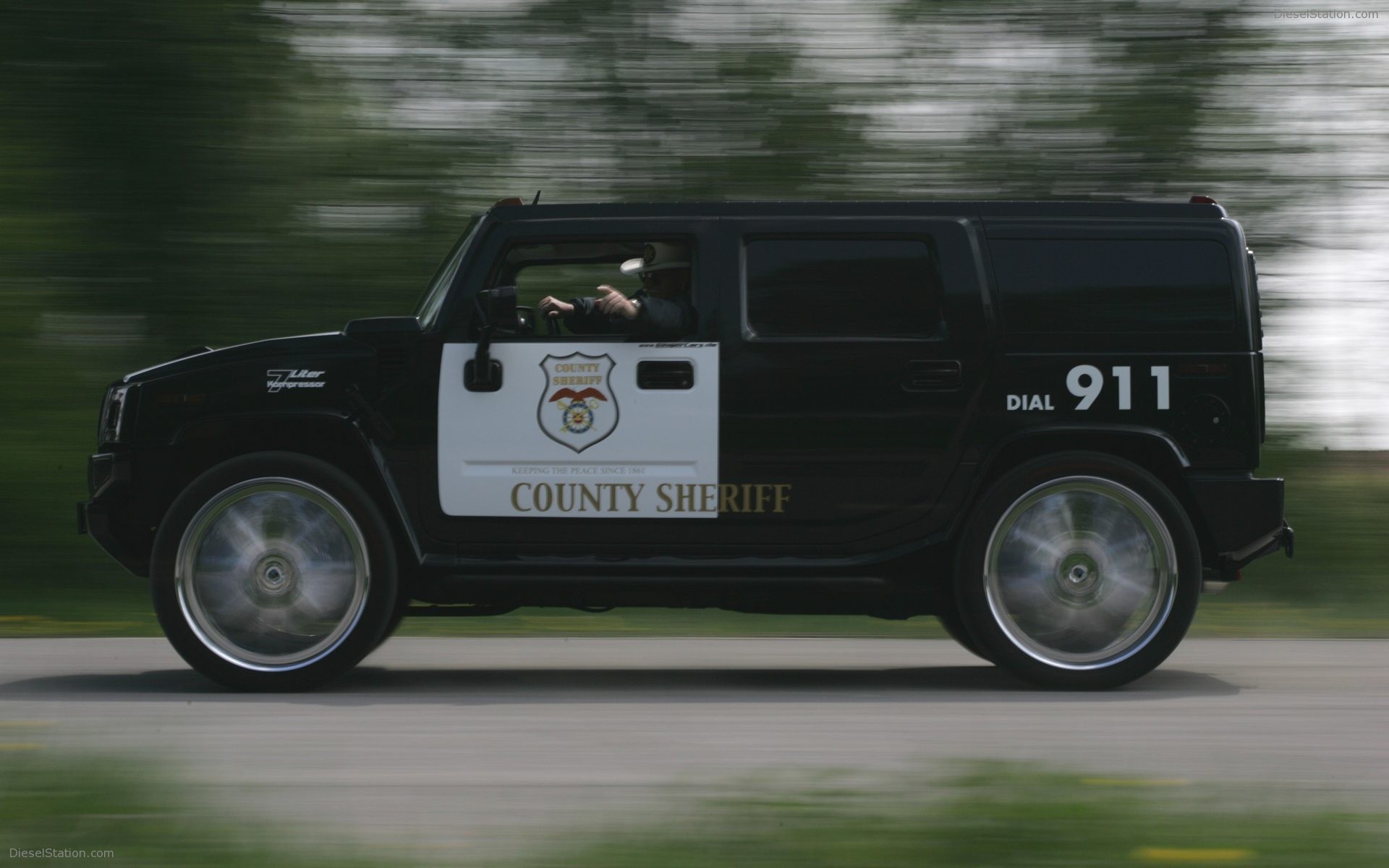 Hummer Police Car tuned by GeigerCars.de