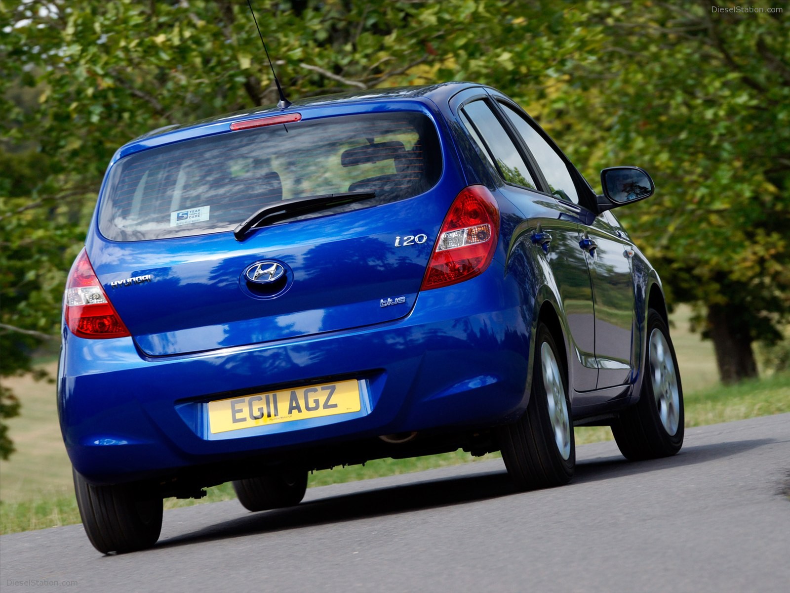 Hyundai i20 Blue 2012