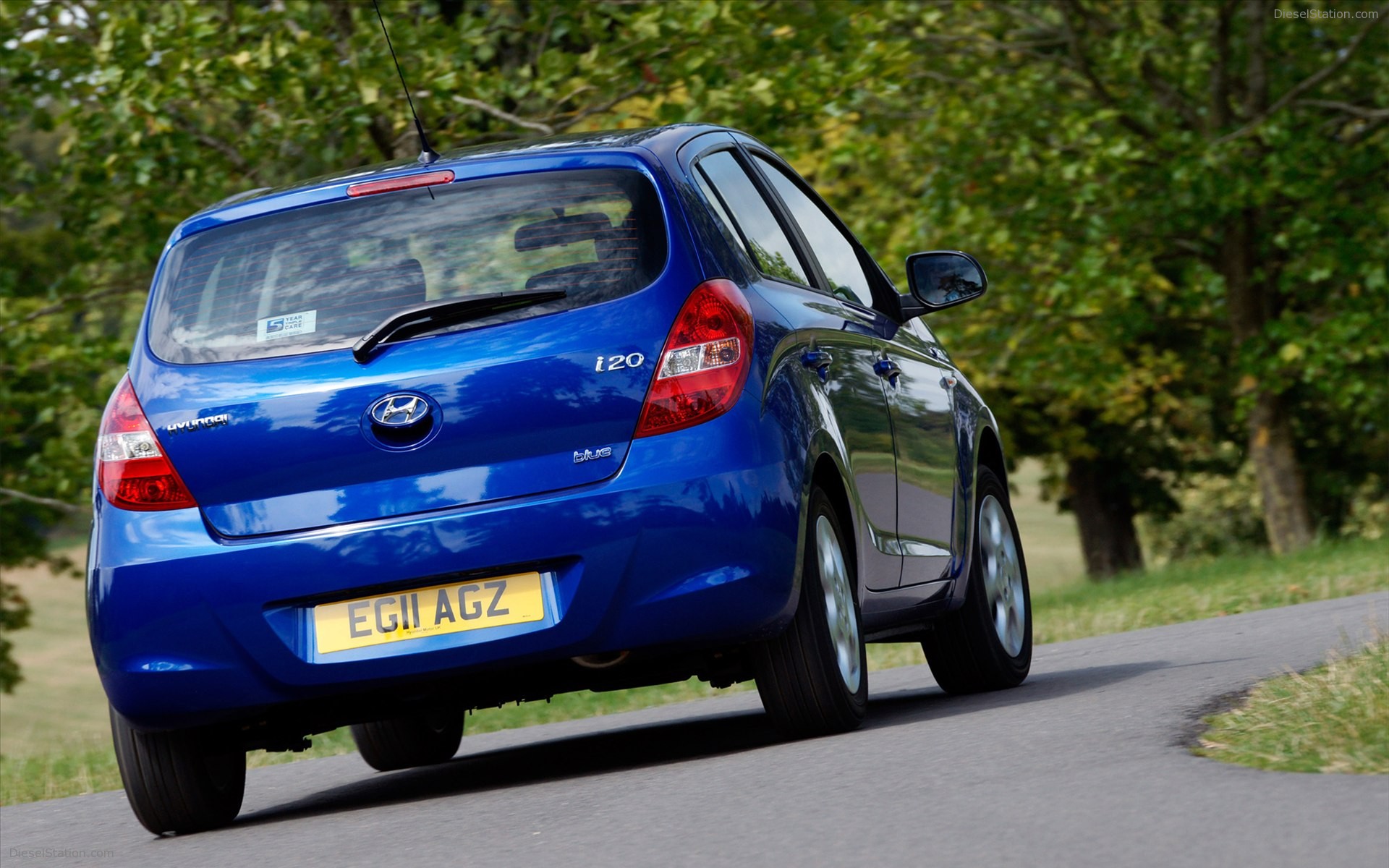 Hyundai i20 Blue 2012