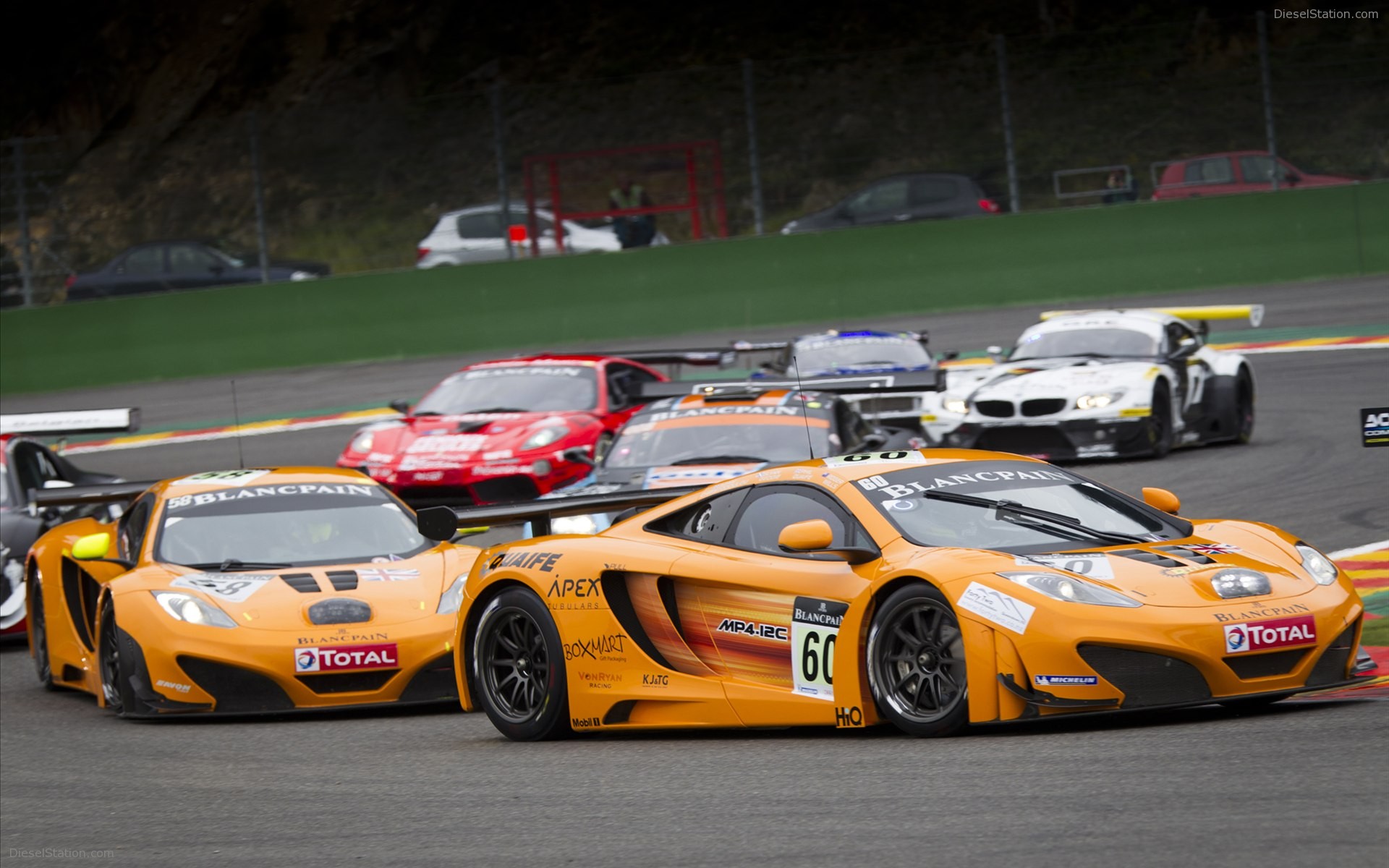 McLaren MP4-12C GT3 at 24 Hours of Spa 2011 McLaren MP4-12C GT3 at 24 Hours of Spa 2011