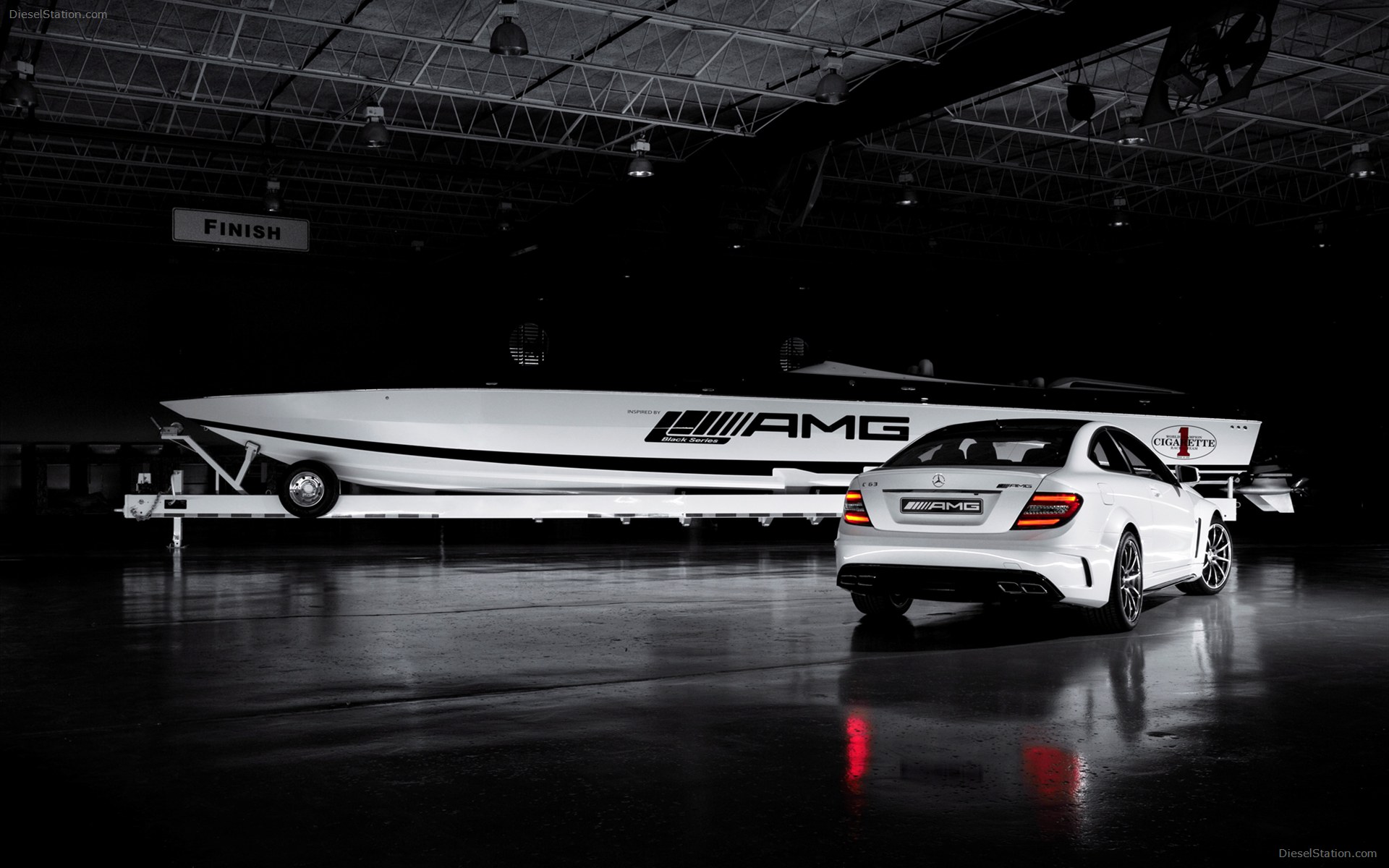 Mercedes Black Series 50 Marauder Cigarette Boat Mercedes Black Series 50 Marauder Cigarette Boat