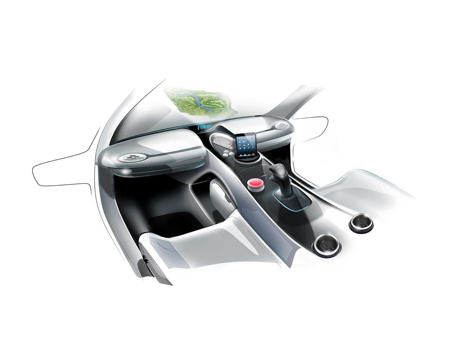 Mercedes-Benz Vision Golf Cart 2013