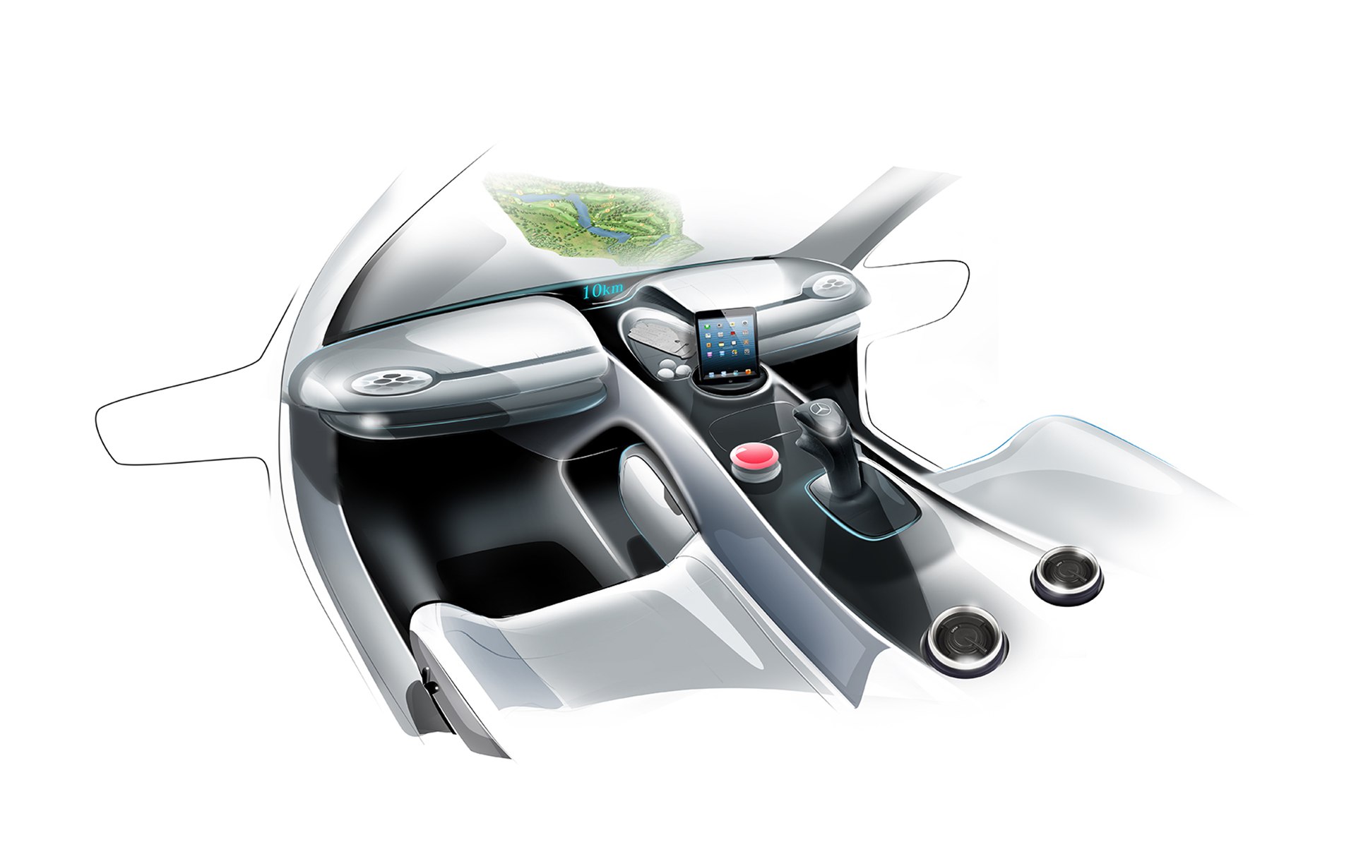 Mercedes-Benz Vision Golf Cart 2013