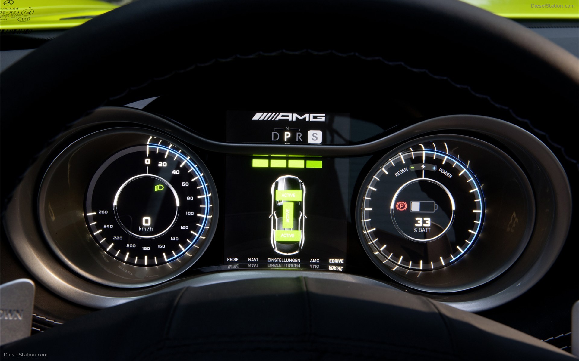 Mercedes Benz SLS AMG E-CELL 2011