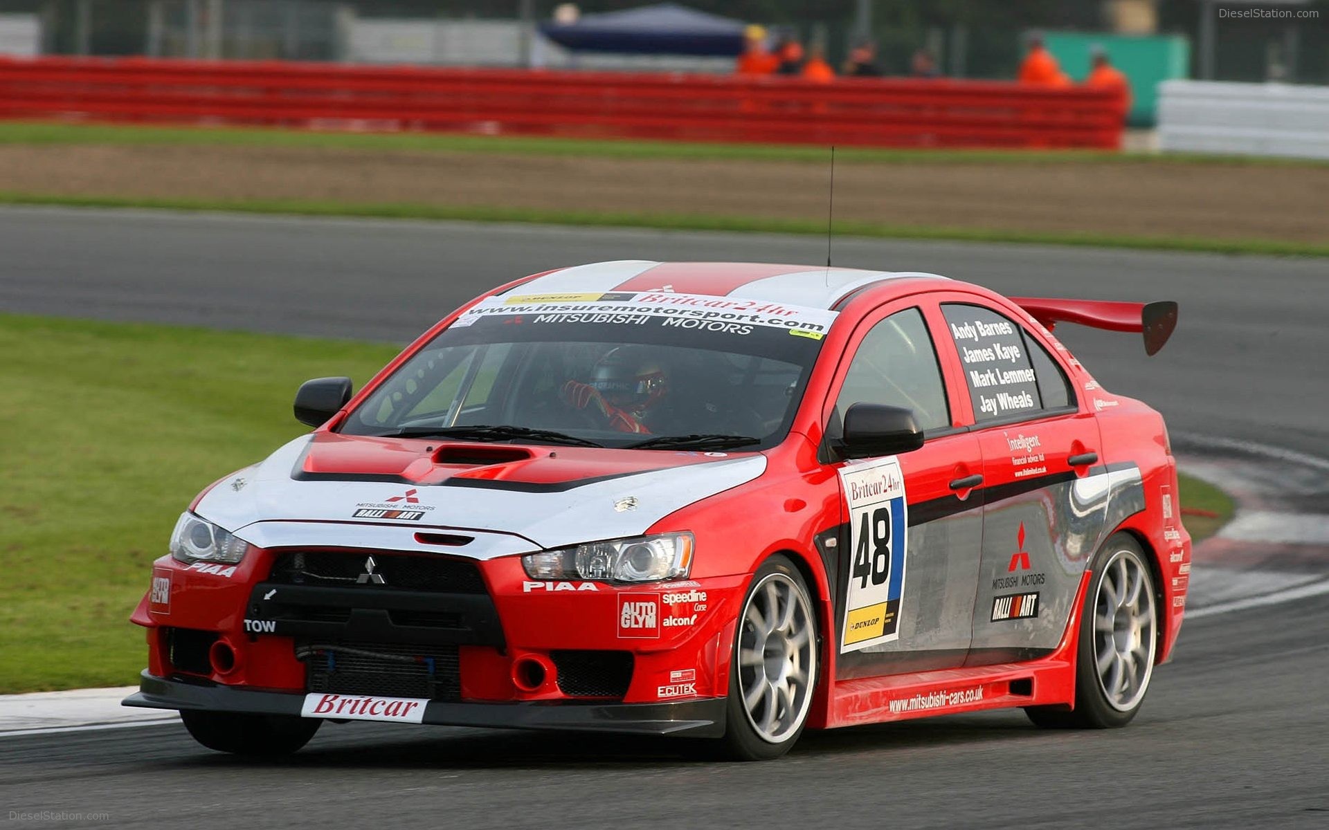 Mitsubishi EVO X Race Car Debut