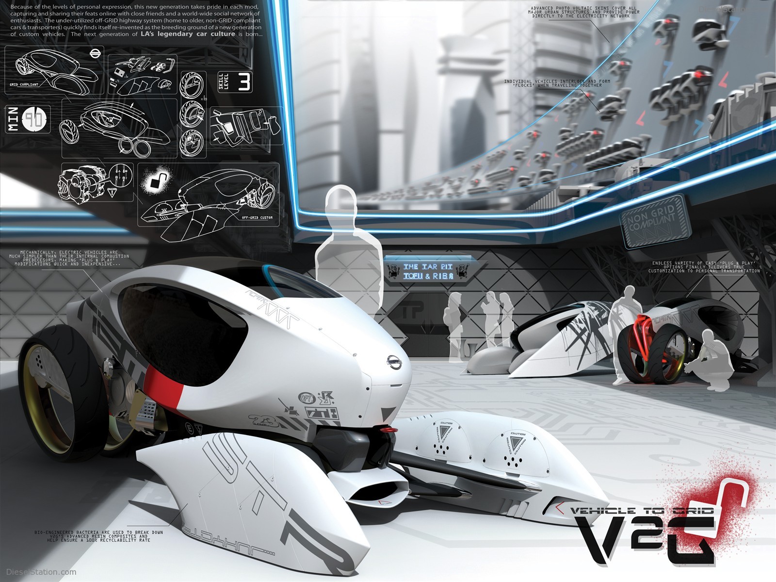 Nissan V2G - Winner of LA Design Challenge 2009 Nissan V2G - Winner of LA Design Challenge 2009