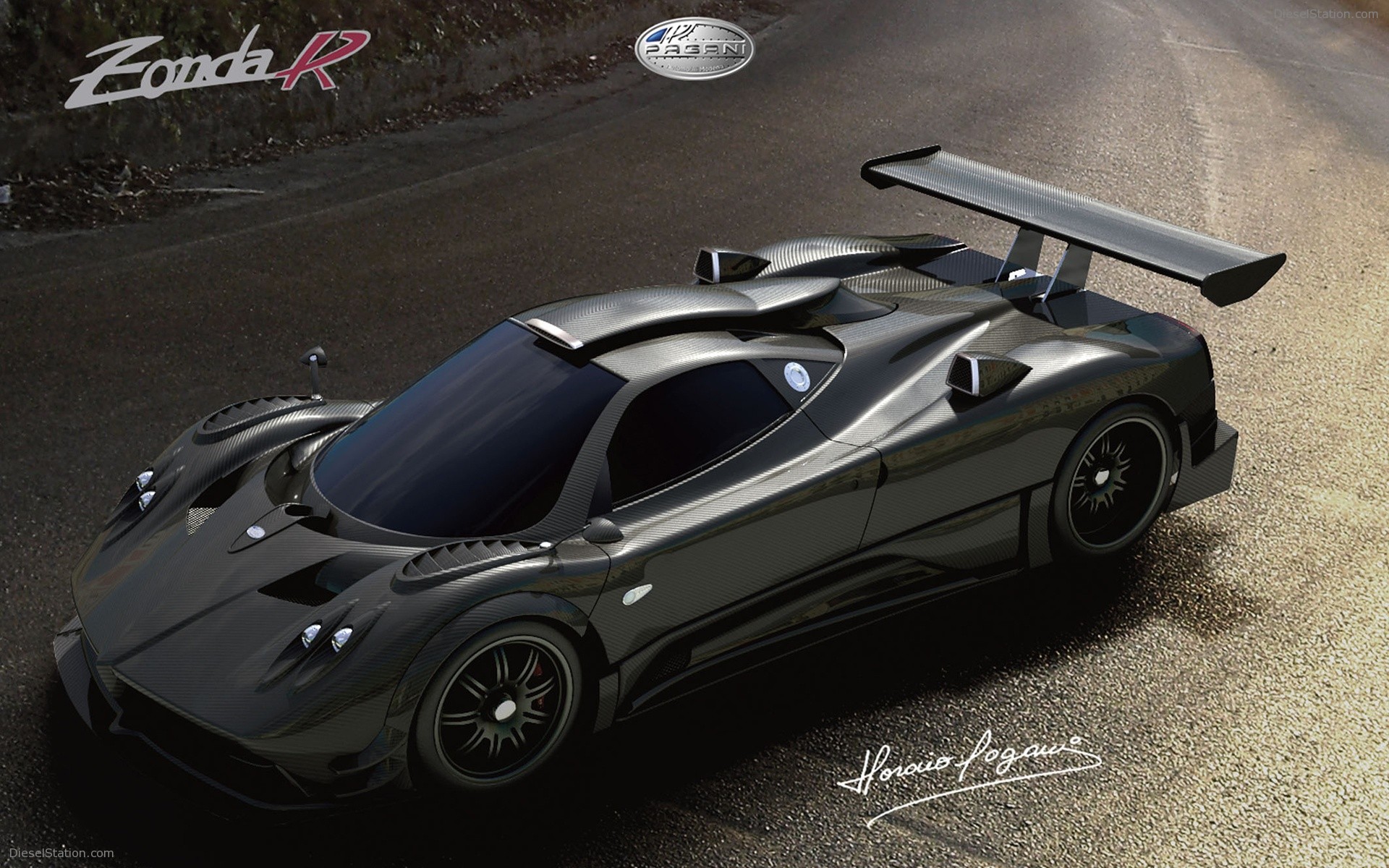 Pagani Zonda R first official renders