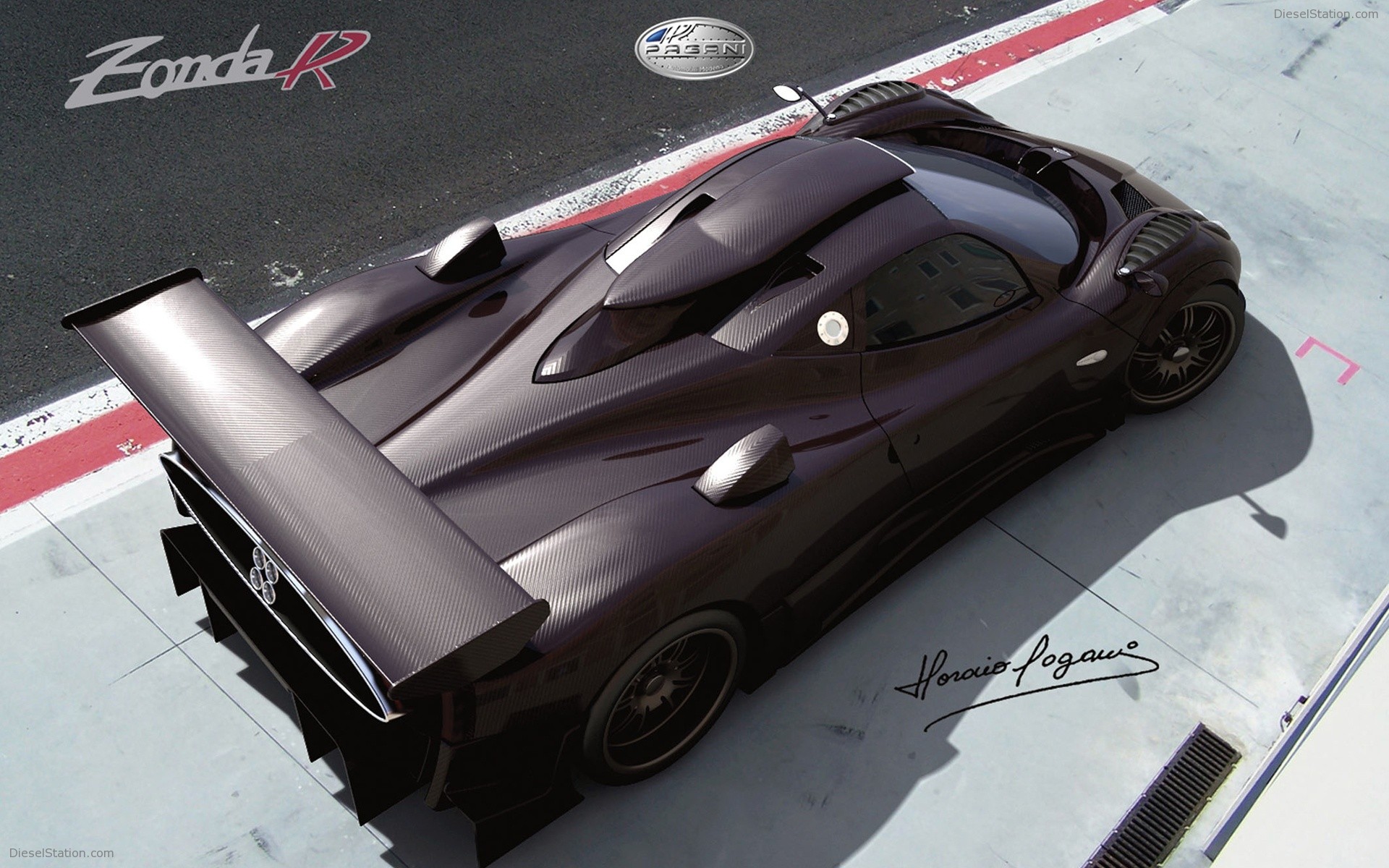 Pagani Zonda R first official renders