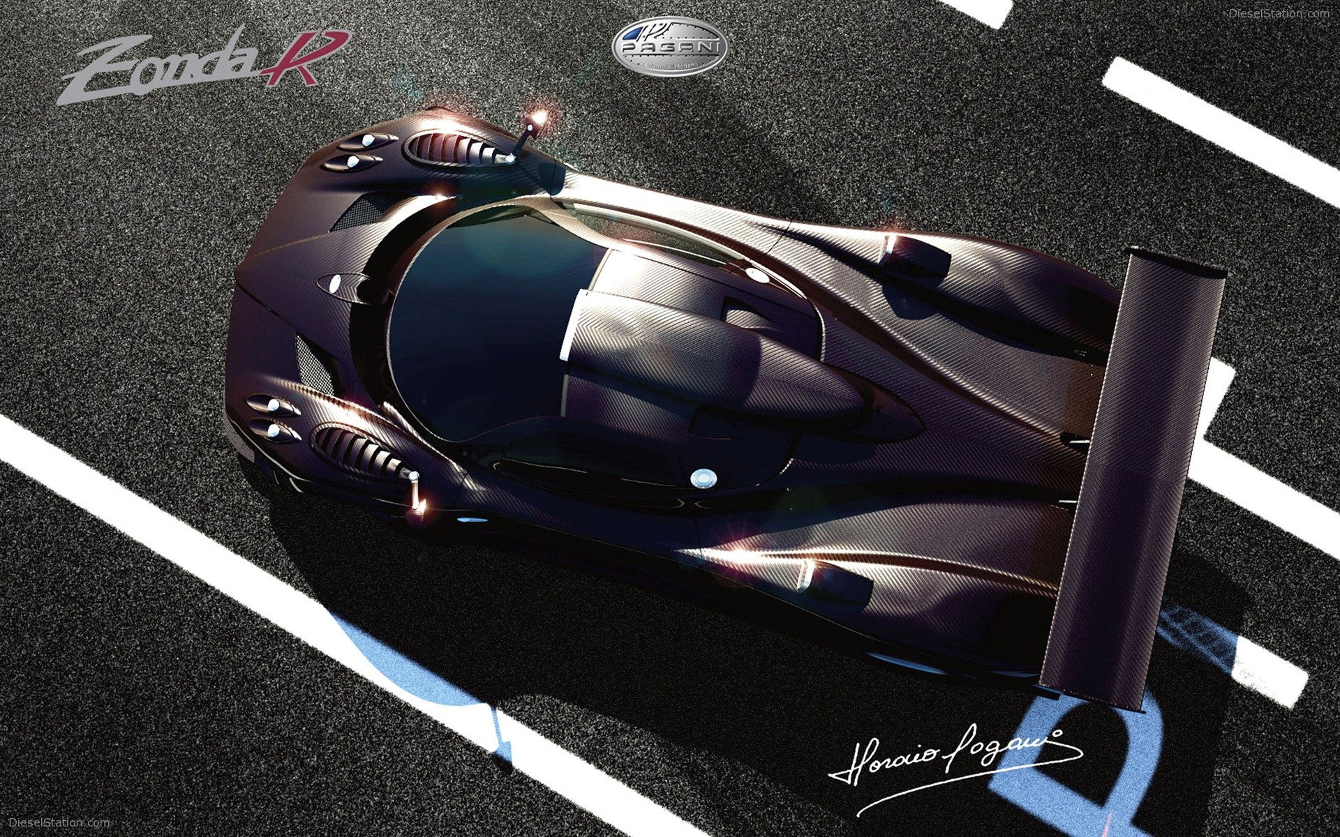 Pagani Zonda R first official renders