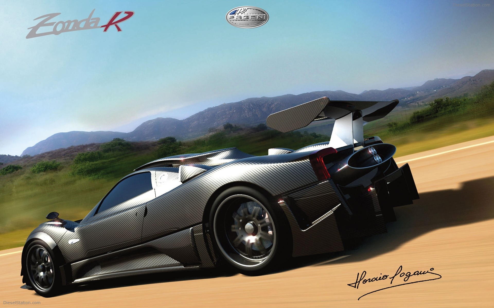Pagani Zonda R first official renders