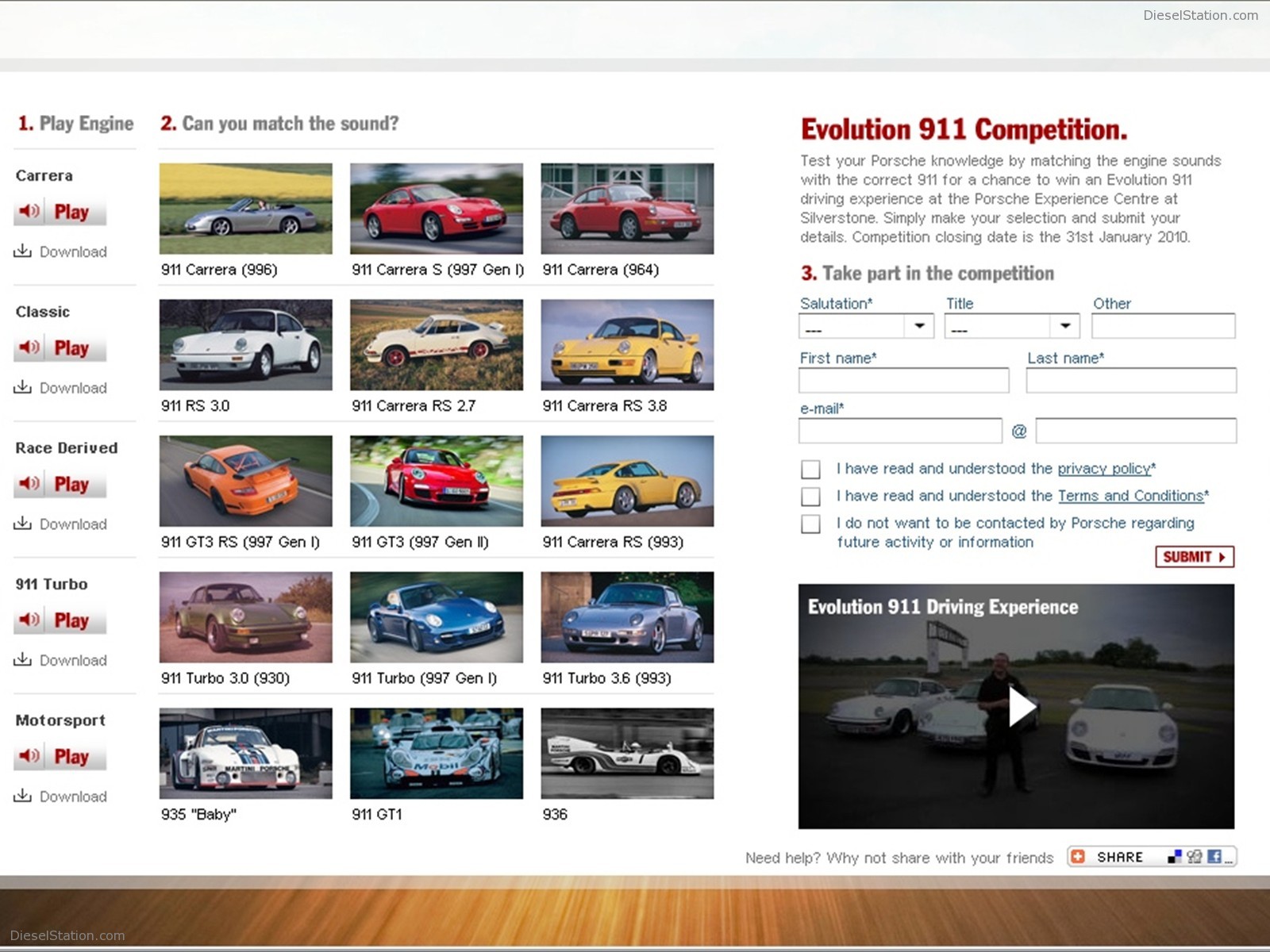 Porsche 911 Evolution Competition