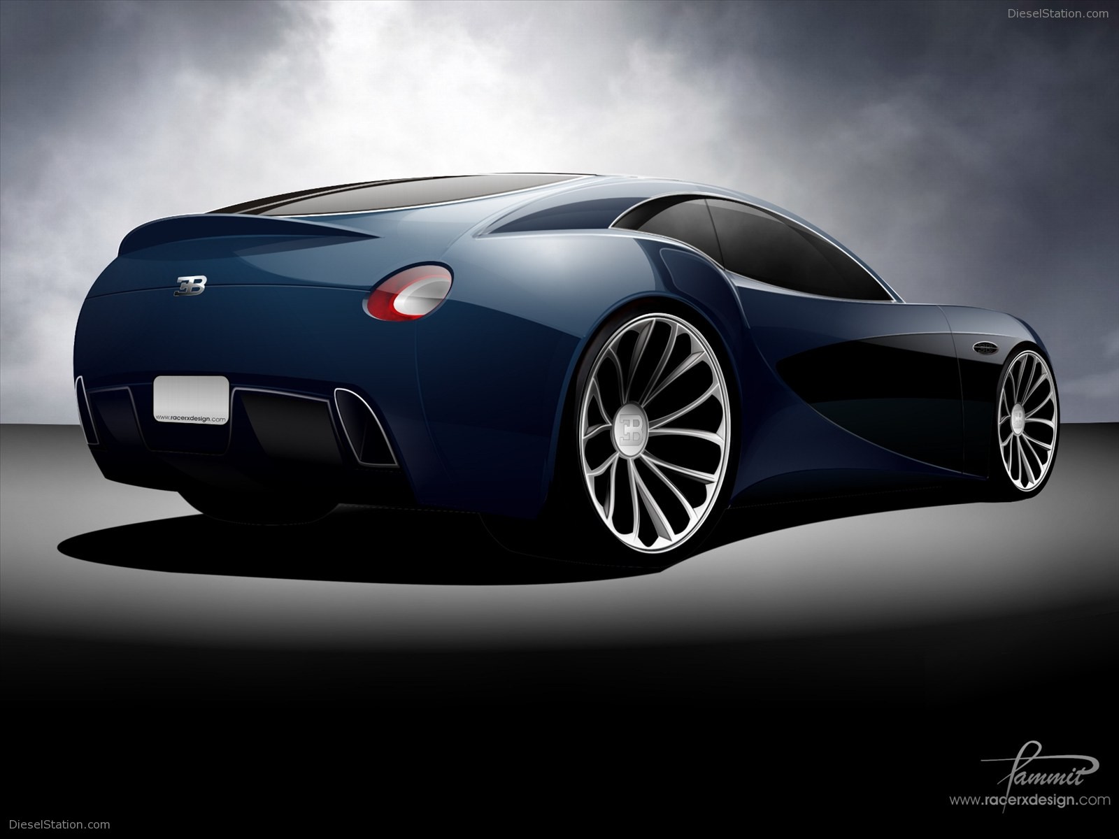 Bugatti Type 12-2 Streamliner Concept Design by RacerXDesign Bugatti Type 12-2 Streamliner Concept Design by RacerXDesign
