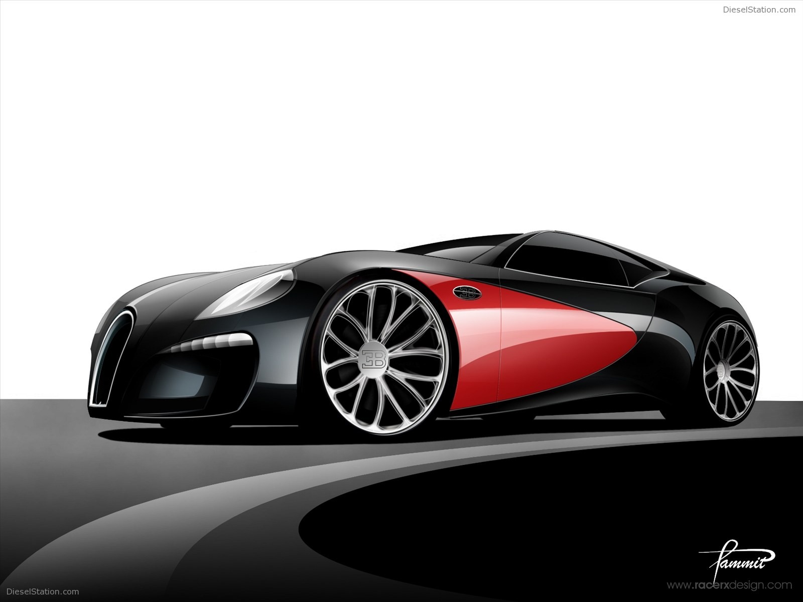 Bugatti Type 12-2 Streamliner Concept Design by RacerXDesign Bugatti Type 12-2 Streamliner Concept Design by RacerXDesign