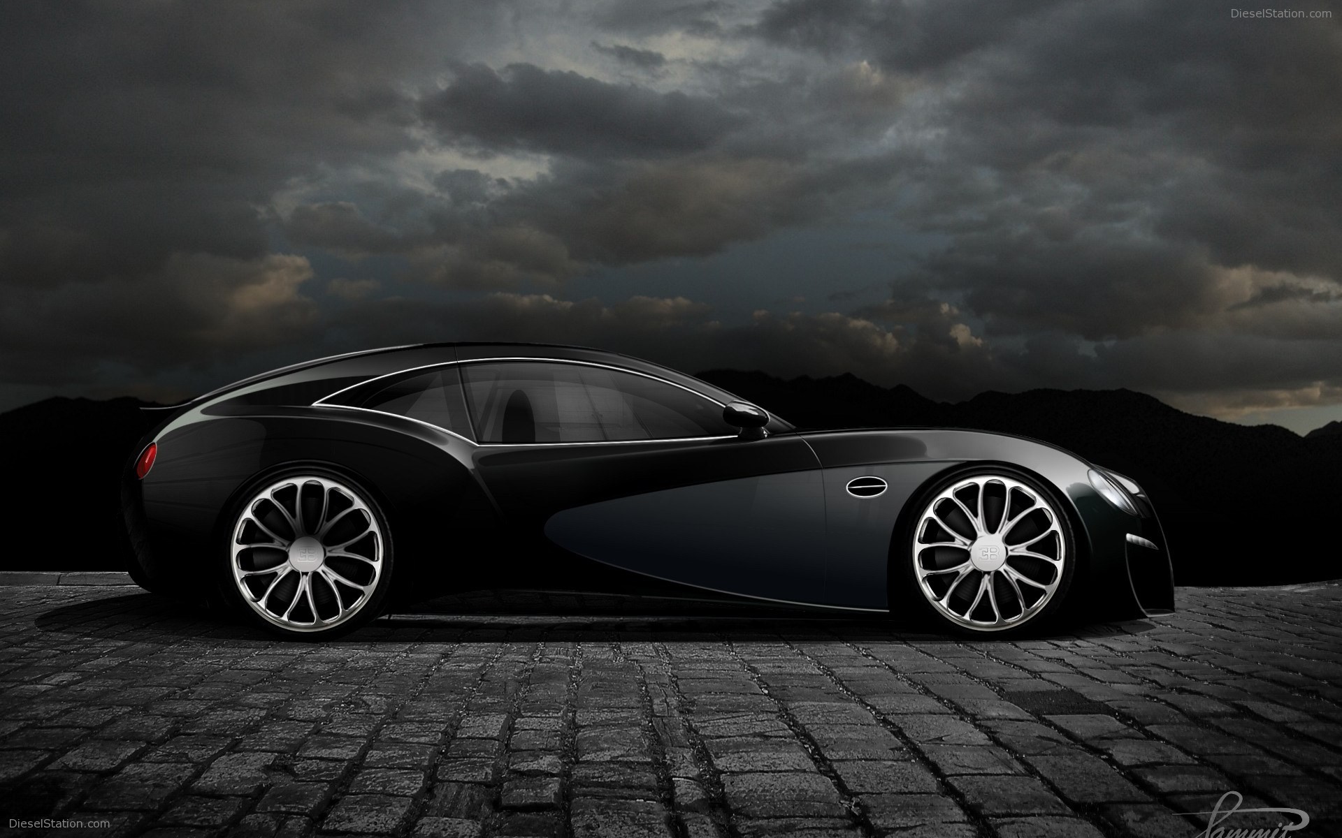 Bugatti Type 12-2 Streamliner Concept Design by RacerXDesign