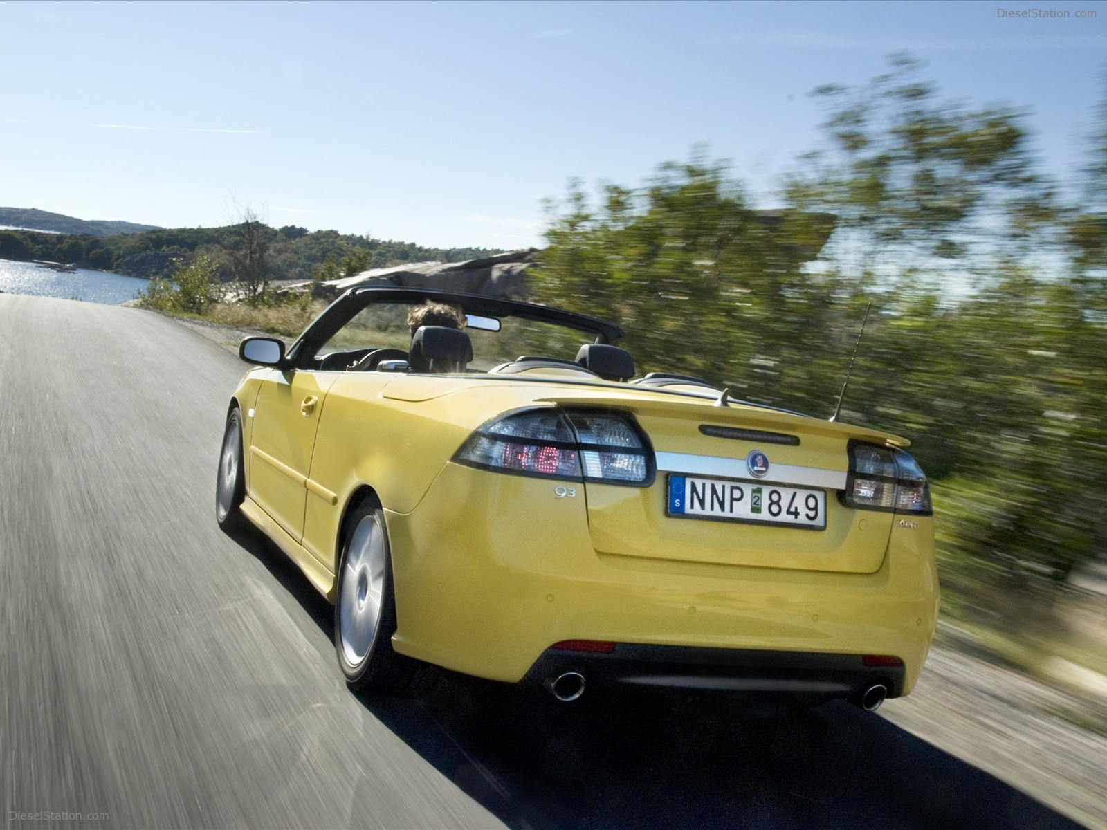 2008 Saab 9-3 Convertible Yellow Edition