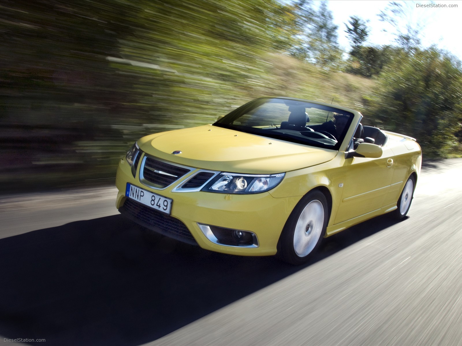 2008 Saab 9-3 Convertible Yellow Edition