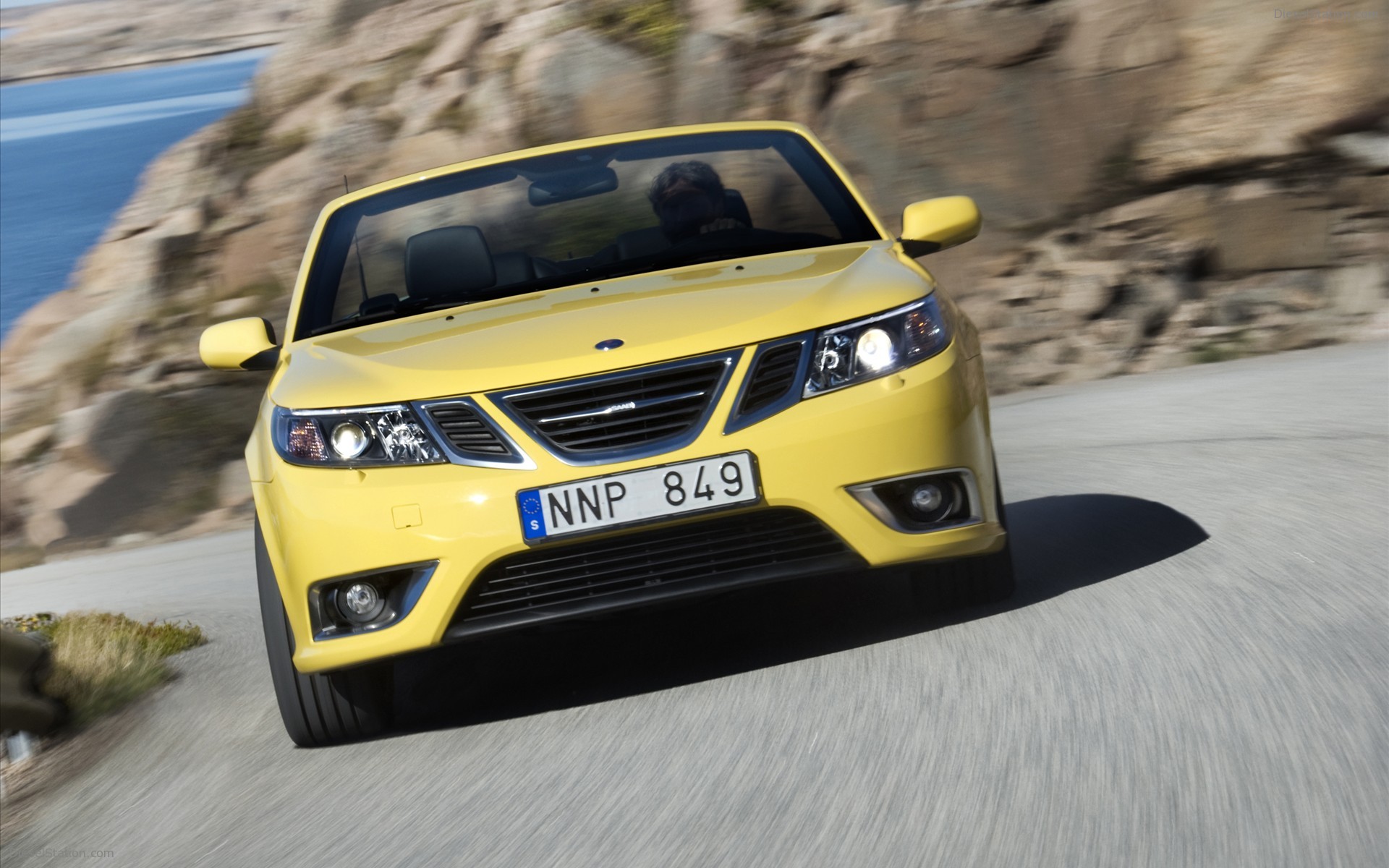 2008 Saab 9-3 Convertible Yellow Edition