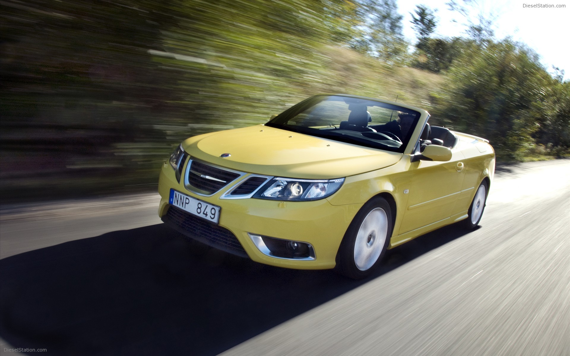 2008 Saab 9-3 Convertible Yellow Edition