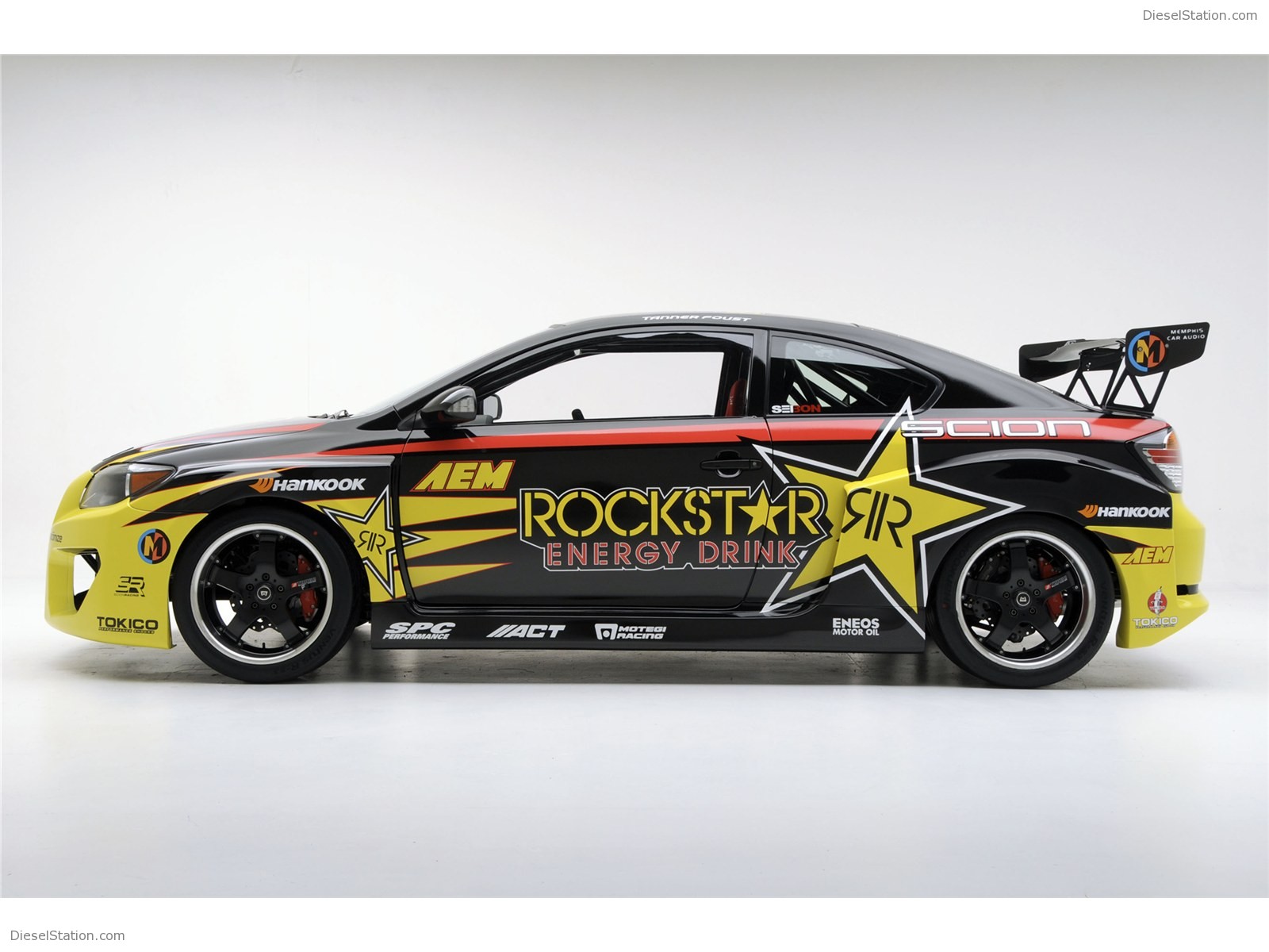 Scion Rockstar Energy Drink AEM Scion tC 2009 Scion Rockstar Energy Drink AEM Scion tC 2009