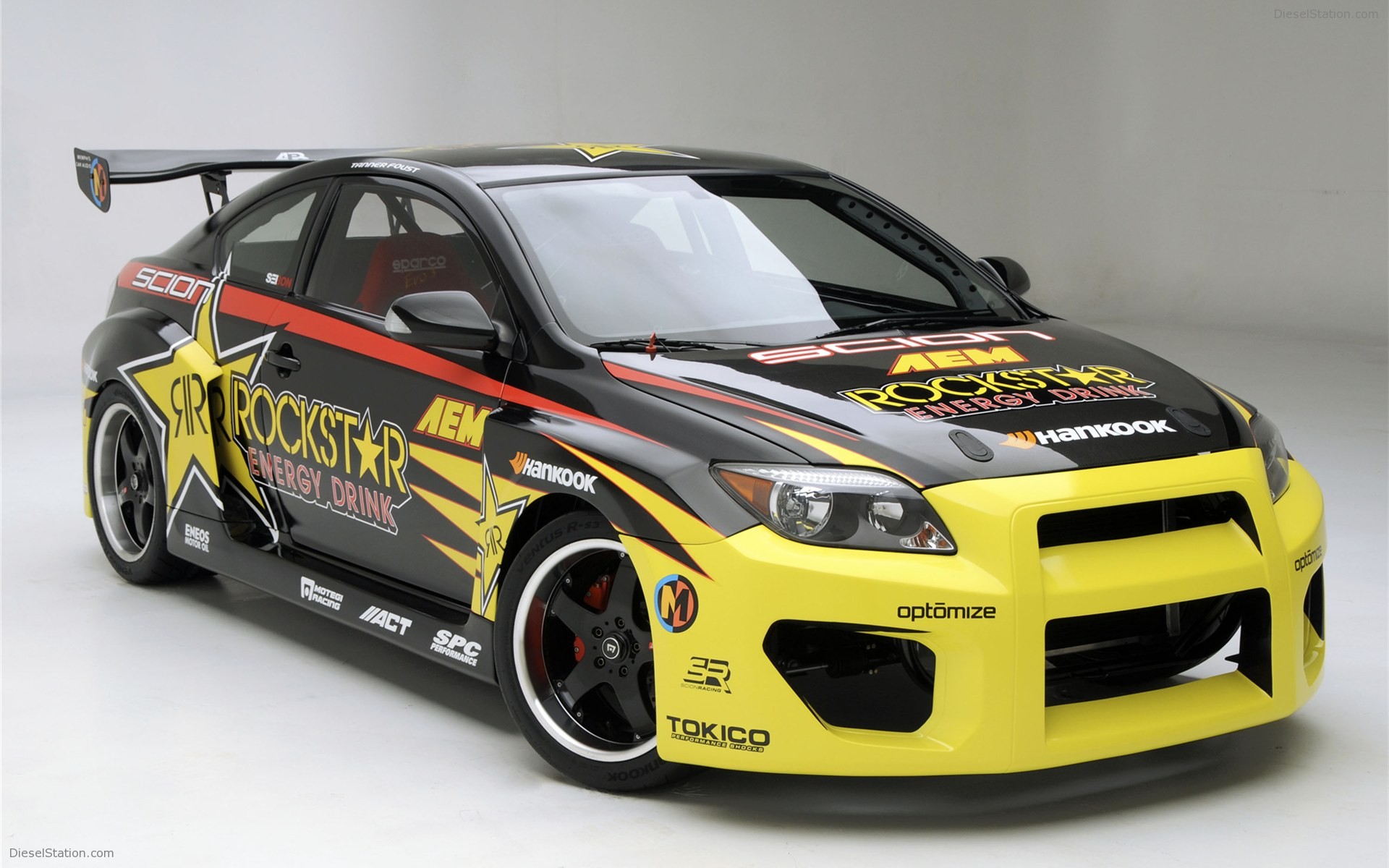 Scion Rockstar Energy Drink AEM Scion tC 2009 Scion Rockstar Energy Drink AEM Scion tC 2009