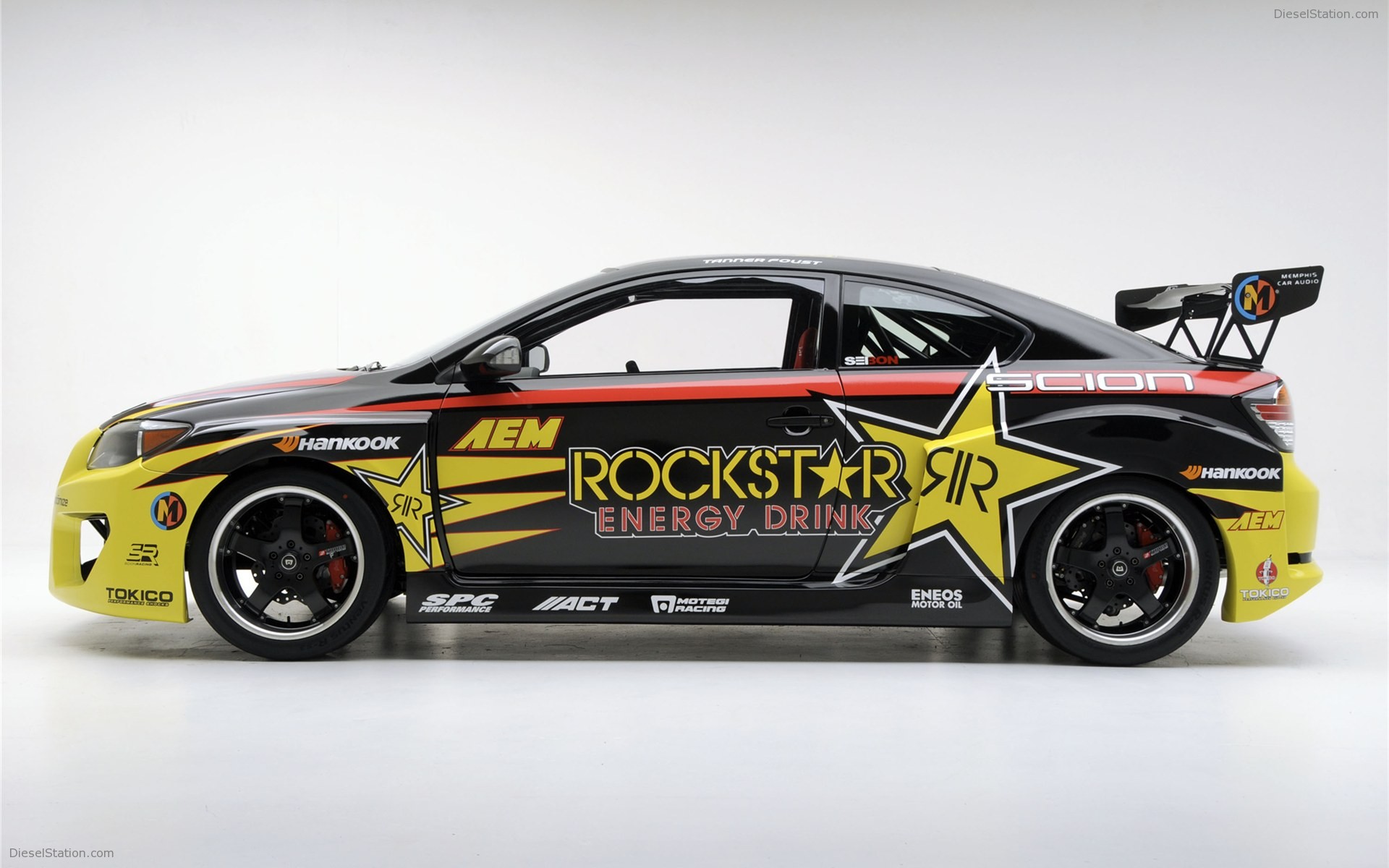 Scion Rockstar Energy Drink AEM Scion tC 2009 Scion Rockstar Energy Drink AEM Scion tC 2009