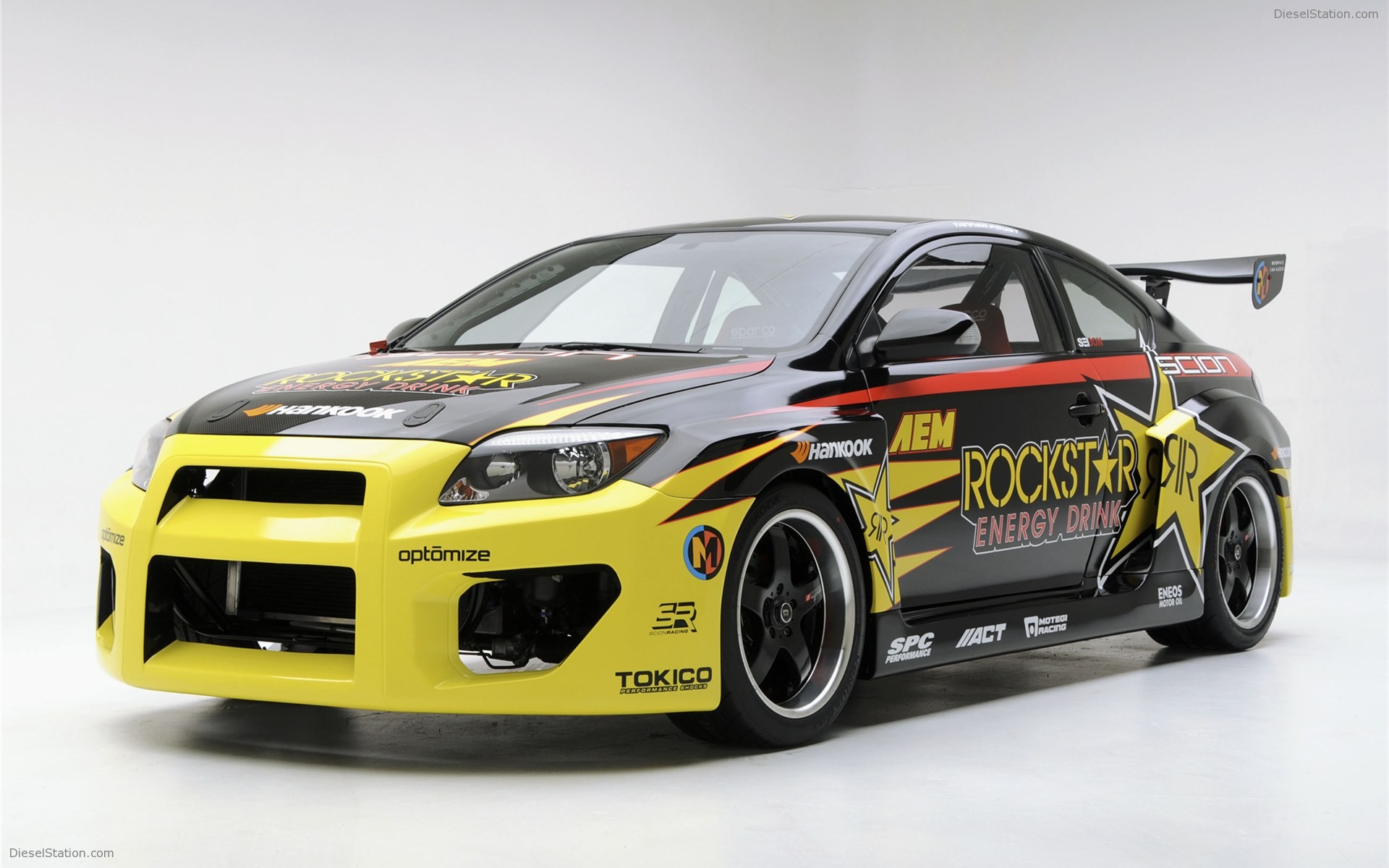 Scion Rockstar Energy Drink AEM Scion tC 2009 Scion Rockstar Energy Drink AEM Scion tC 2009