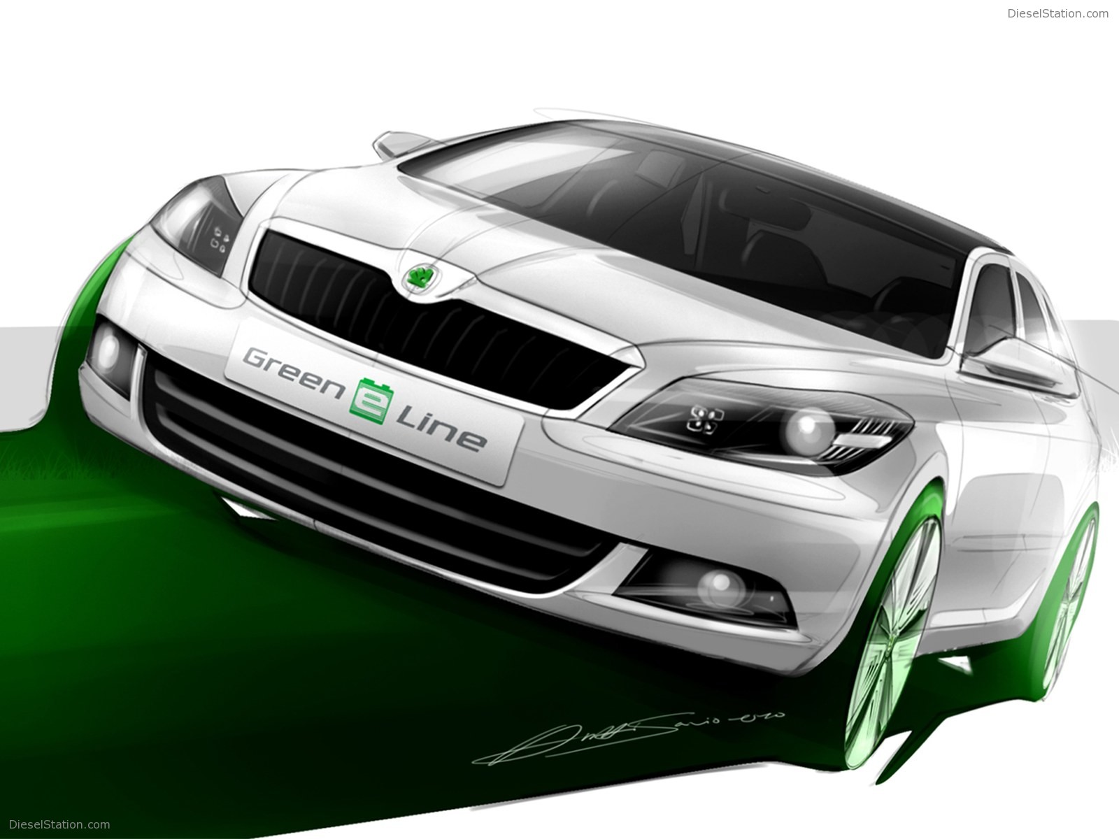 Skoda Octavia Green E Line Concept 2010