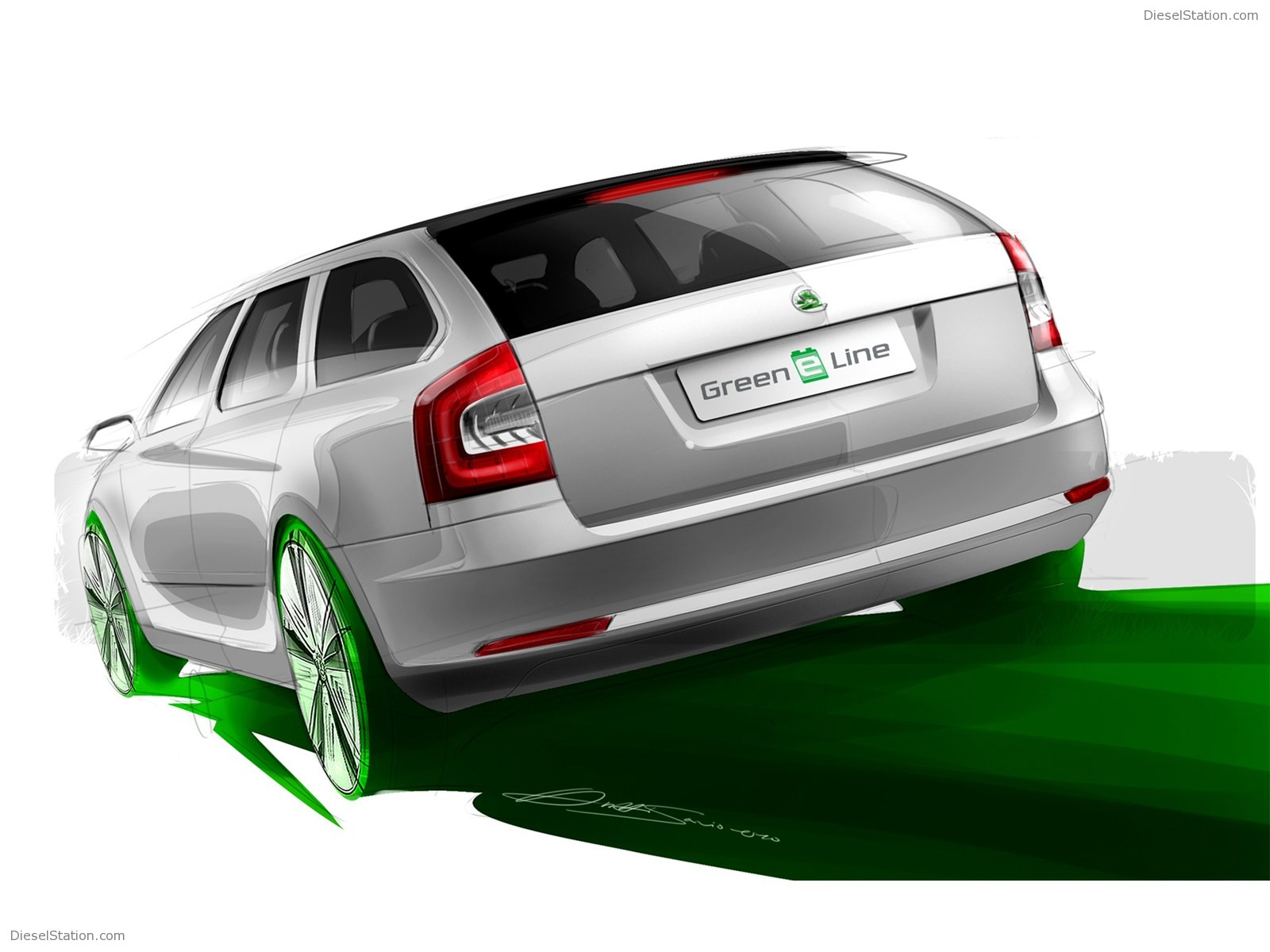 Skoda Octavia Green E Line Concept 2010