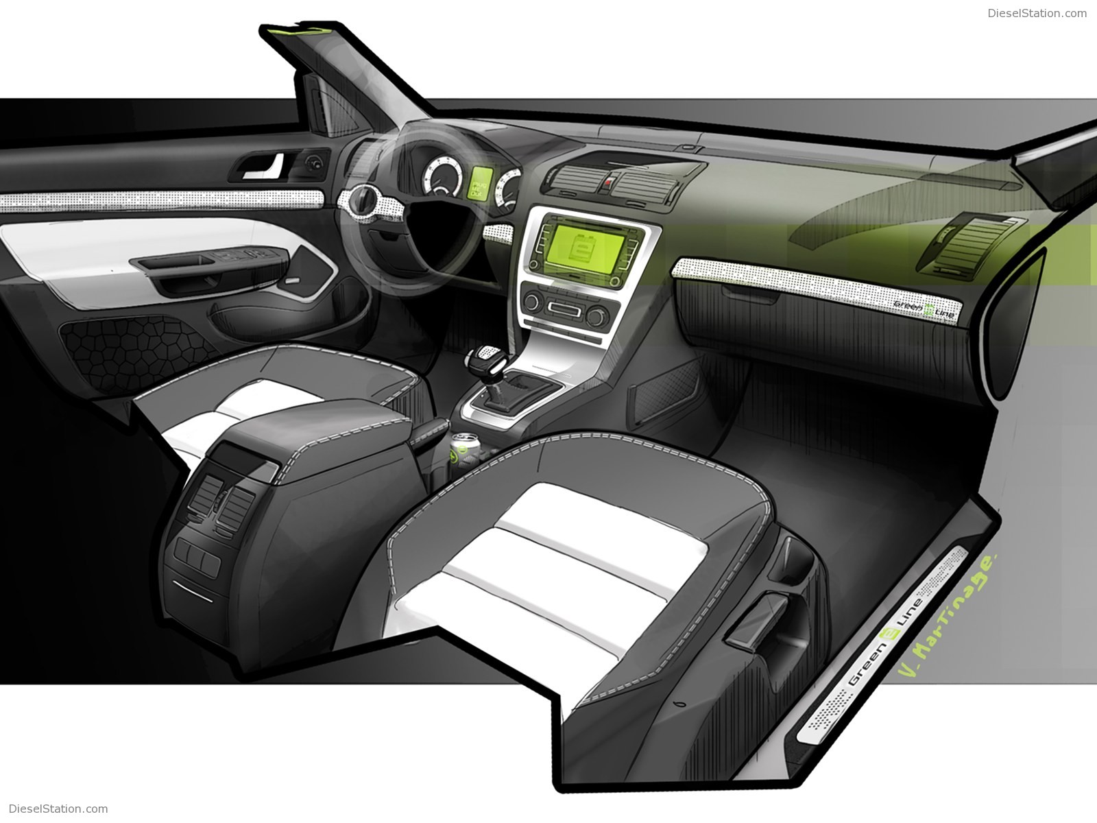 Skoda Octavia Green E Line Concept 2010