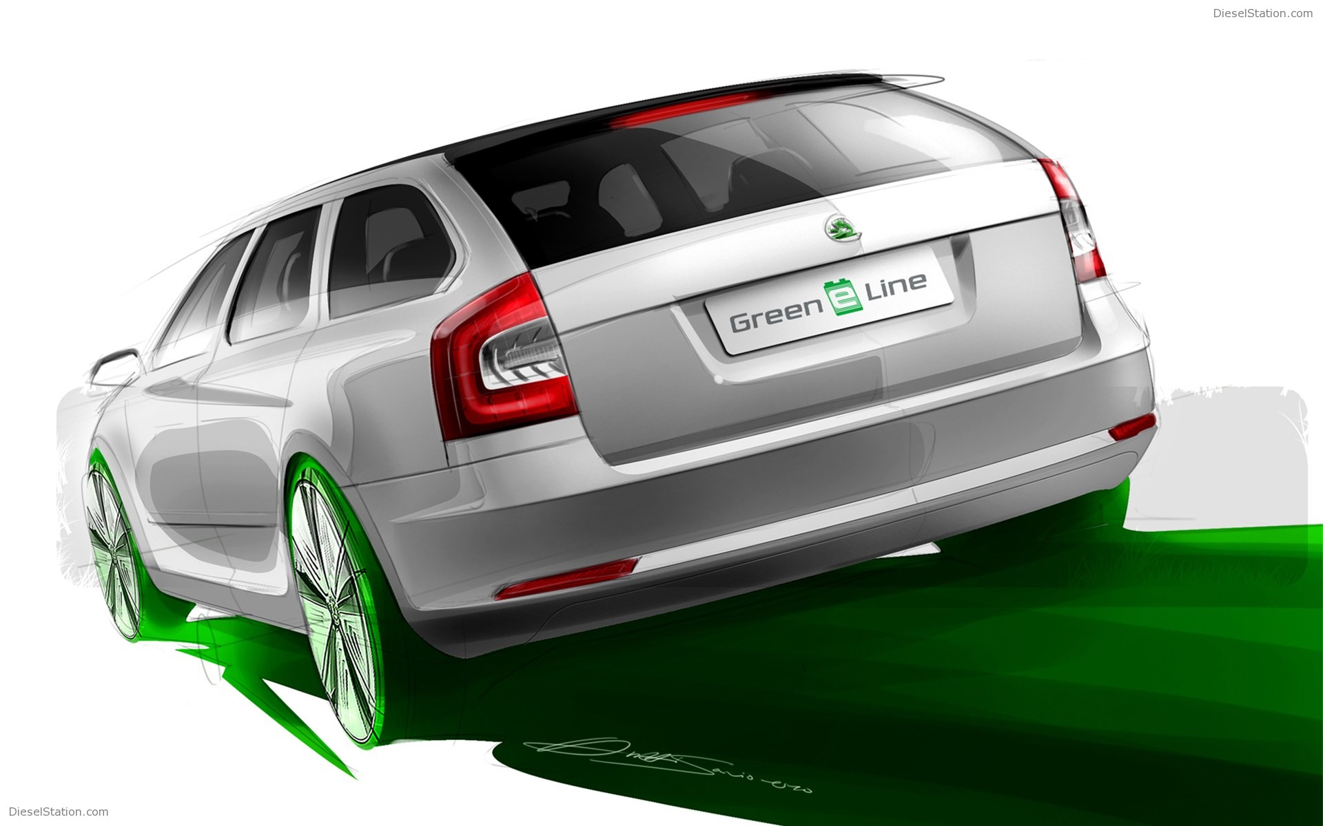 Skoda Octavia Green E Line Concept 2010