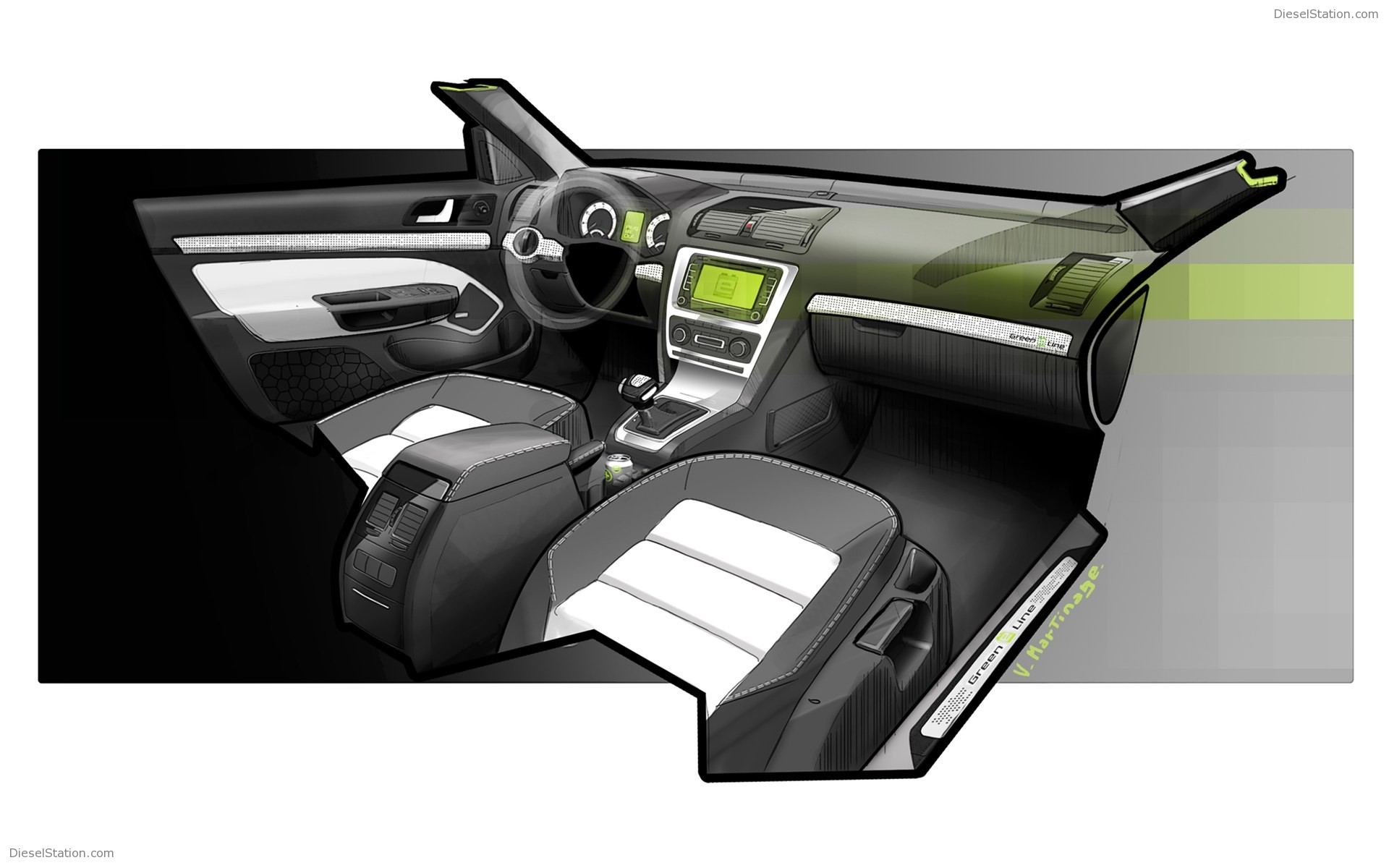 Skoda Octavia Green E Line Concept 2010