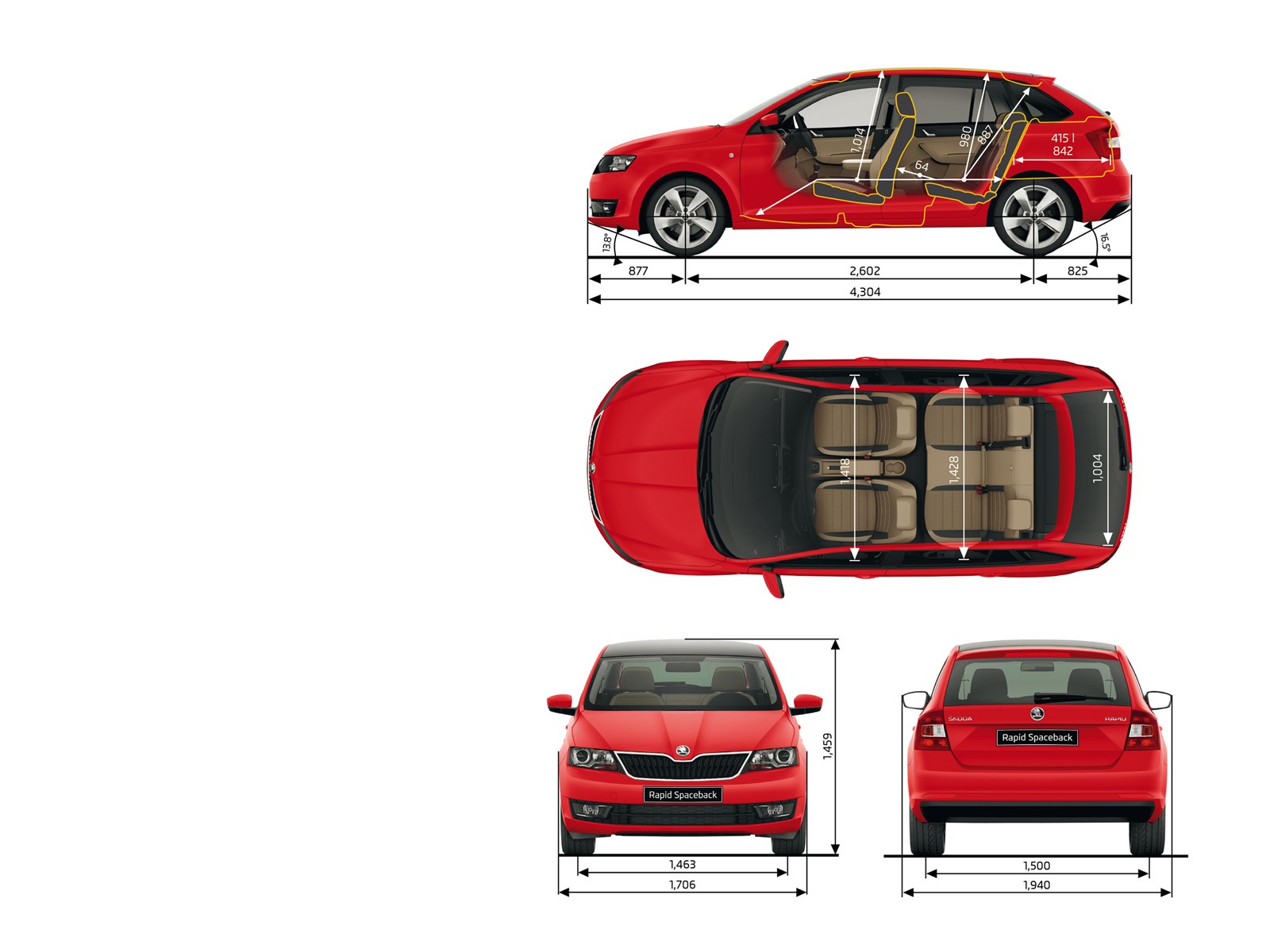 Skoda Rapid Spaceback 2014