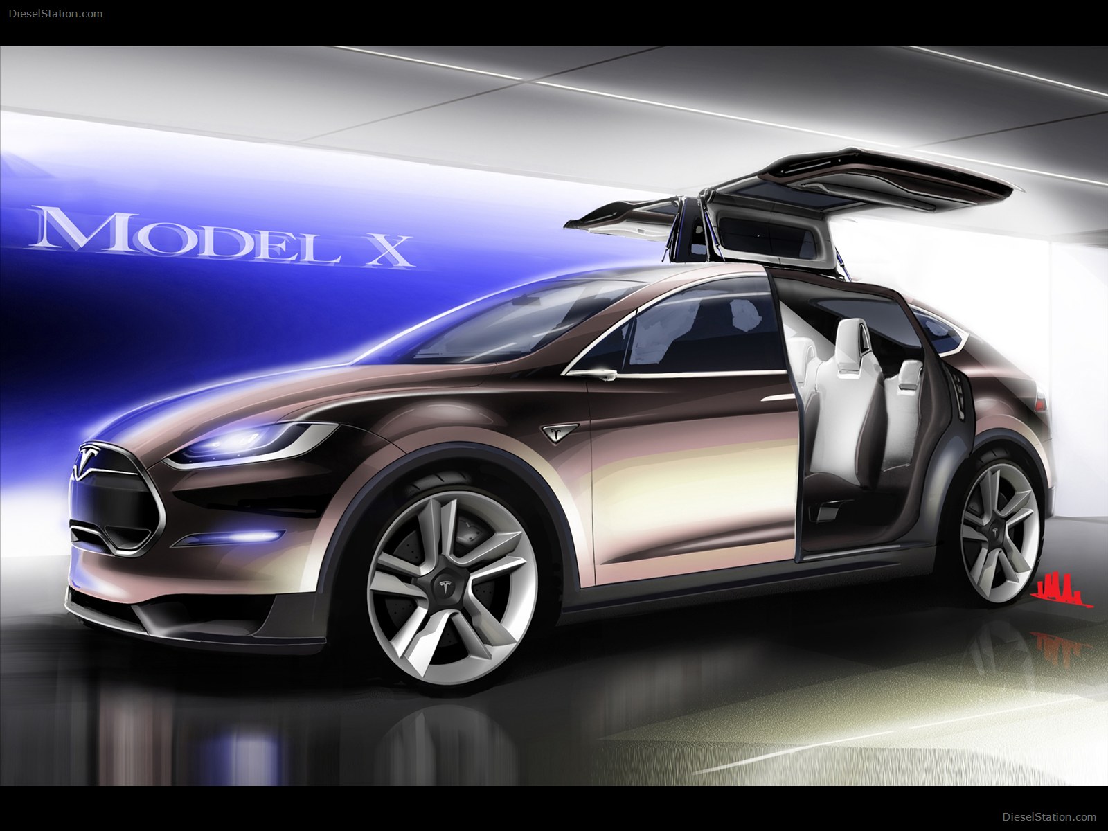 Tesla Model X 2012