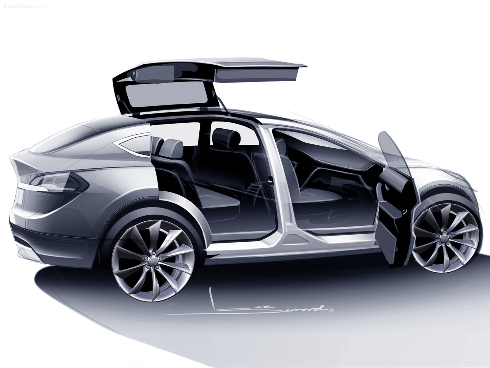 Tesla Model X 2012