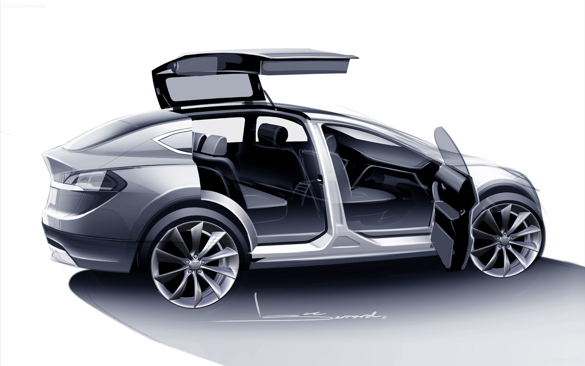 Tesla Model X 2012
