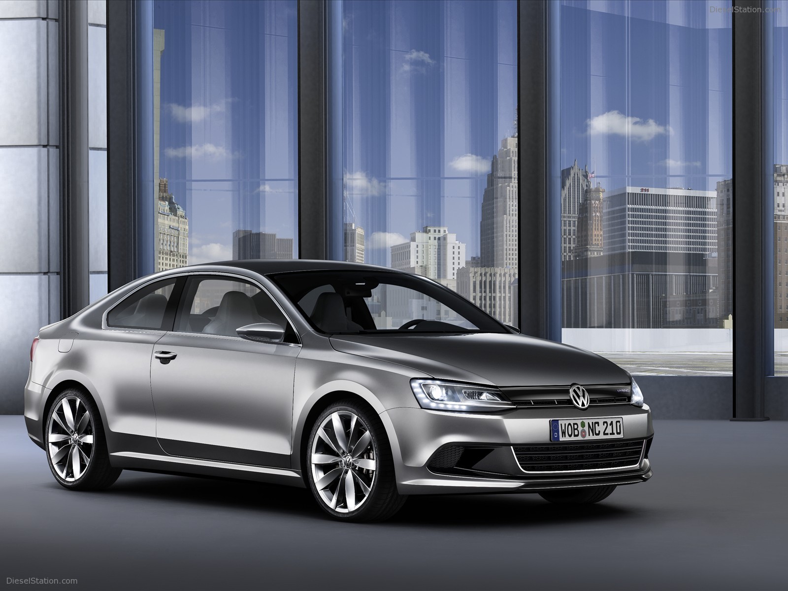 Volkswagen New Compact Coupe Hybrid Concept Car Volkswagen New Compact Coupe Hybrid Concept Car