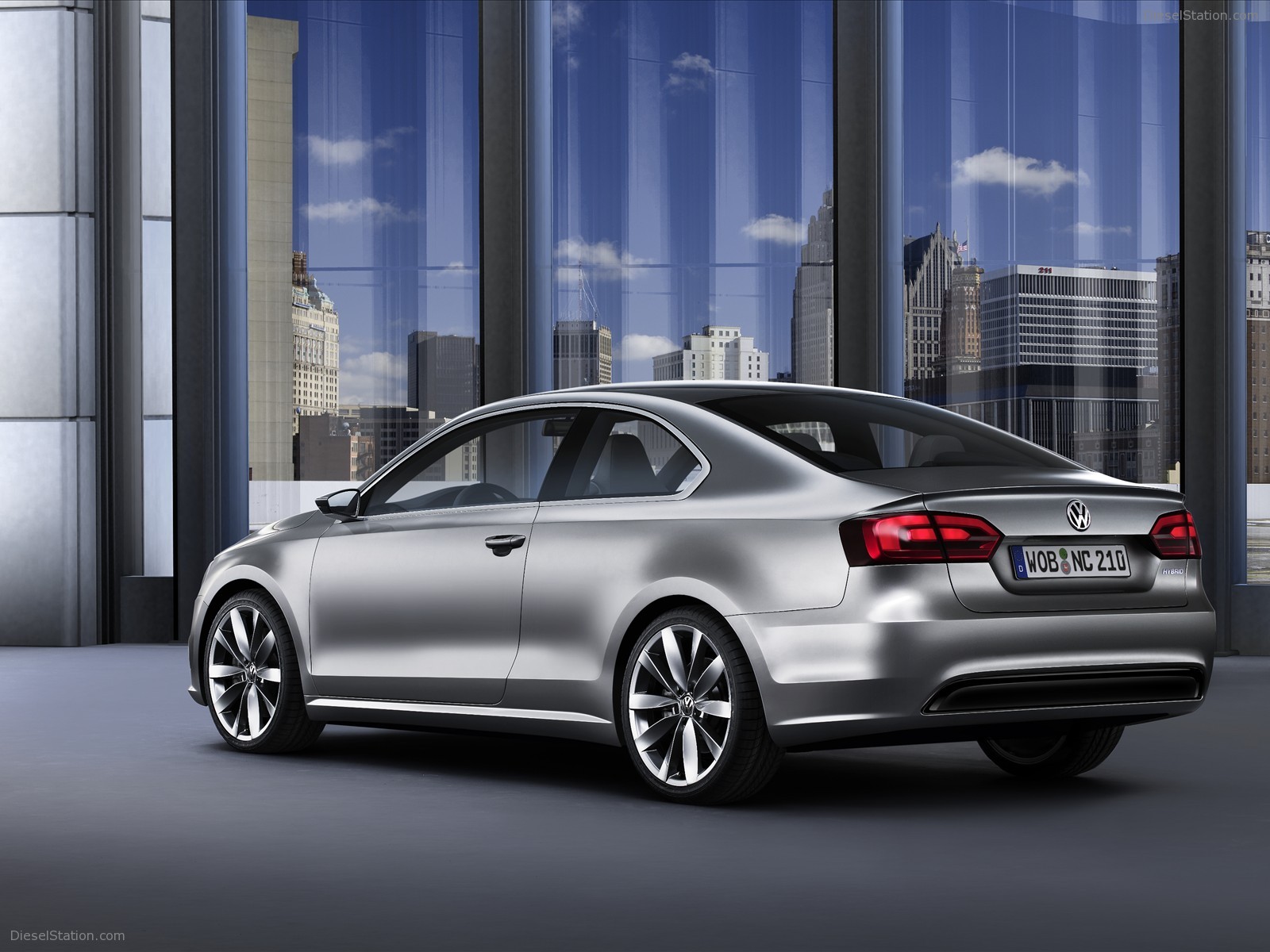 Volkswagen New Compact Coupe Hybrid Concept Car Volkswagen New Compact Coupe Hybrid Concept Car