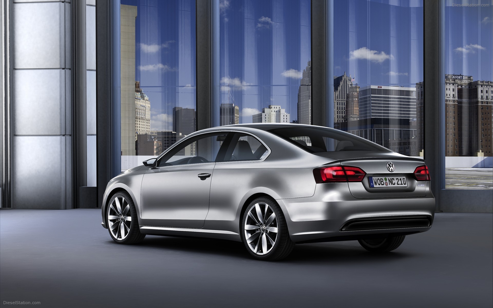 Volkswagen New Compact Coupe Hybrid Concept Car Volkswagen New Compact Coupe Hybrid Concept Car