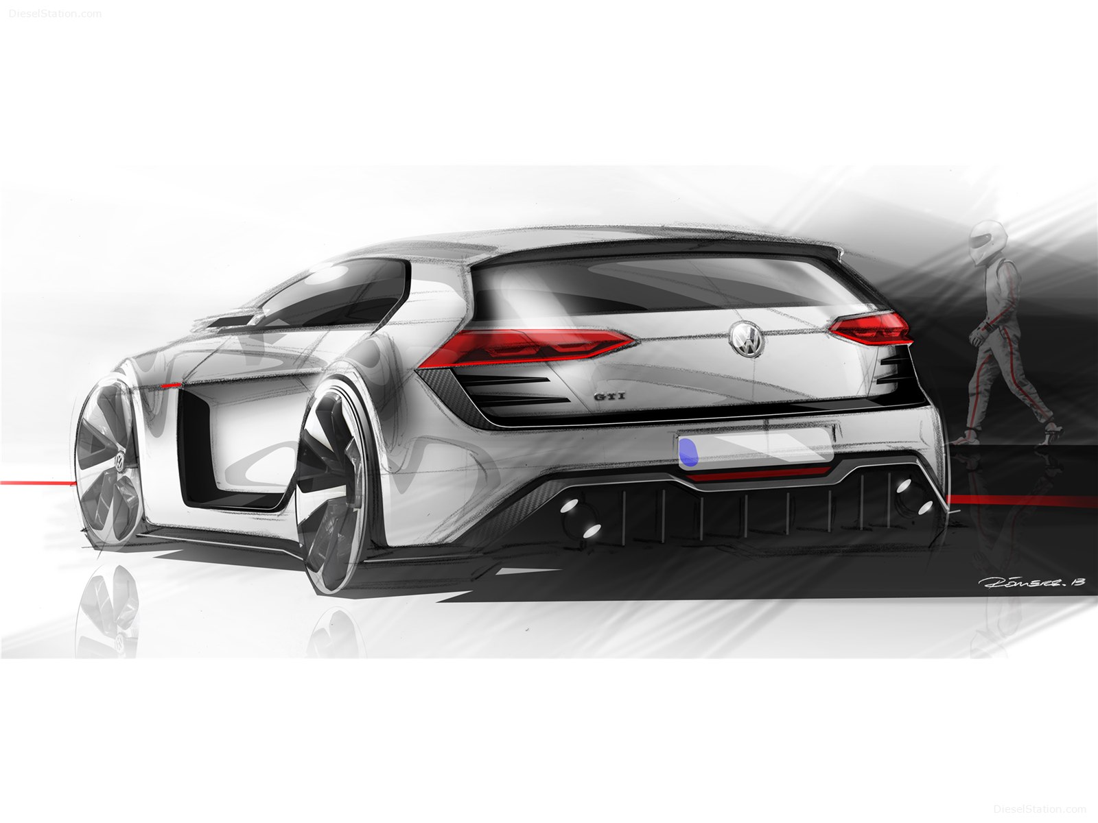 Volkswagen Design Vision GTI Concept 2013 Volkswagen Design Vision GTI Concept 2013