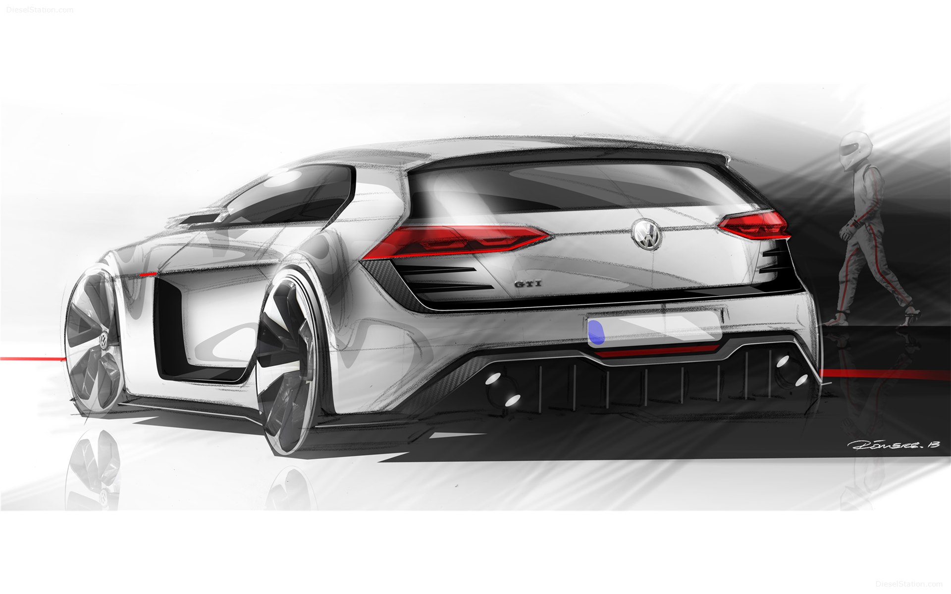 Volkswagen Design Vision GTI Concept 2013 Volkswagen Design Vision GTI Concept 2013