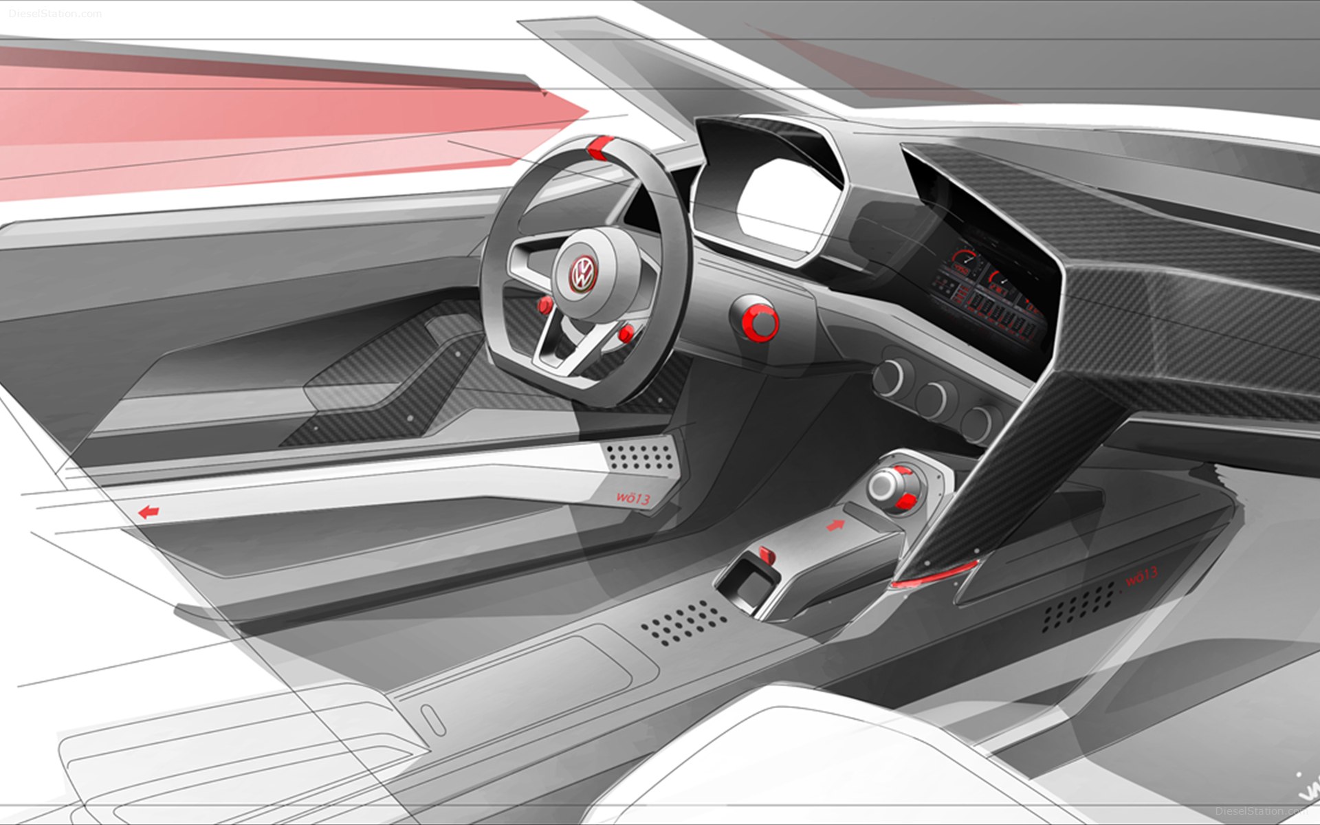 Volkswagen Design Vision GTI Concept 2013
