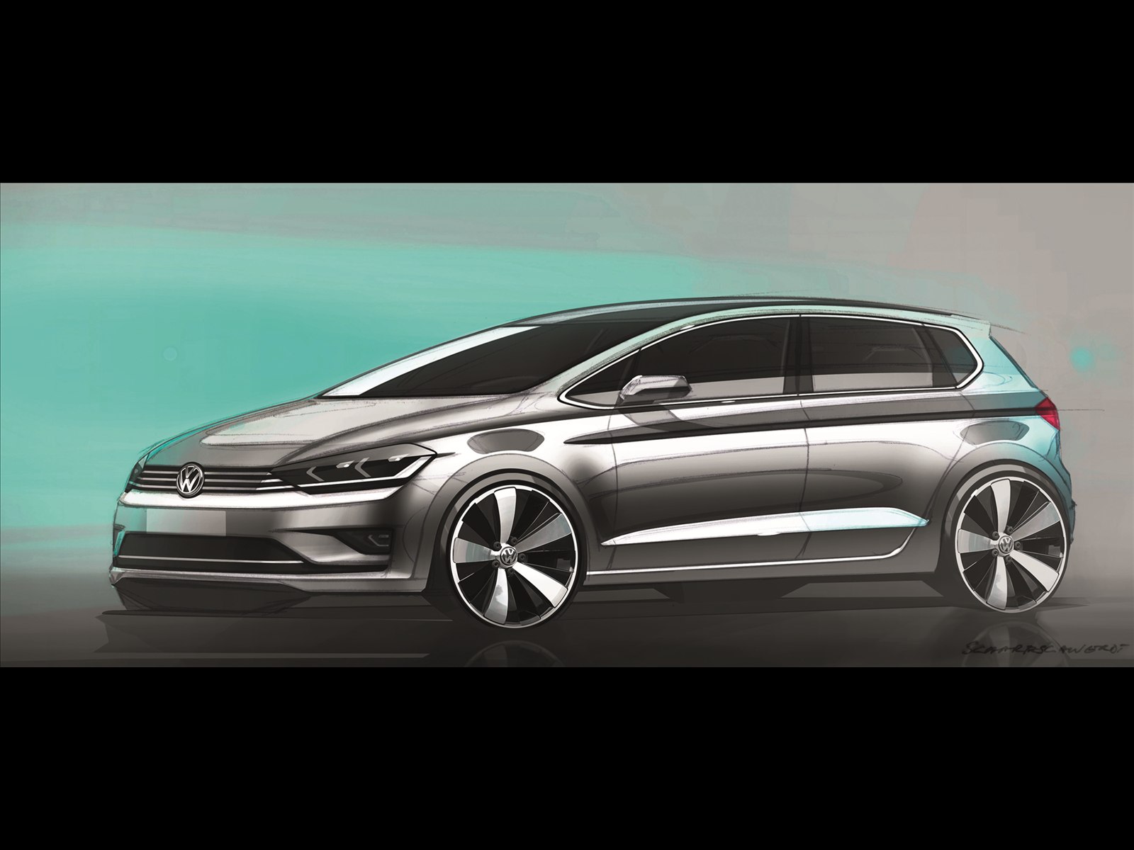 Volkswagen Golf Sportsvan Concept 2013