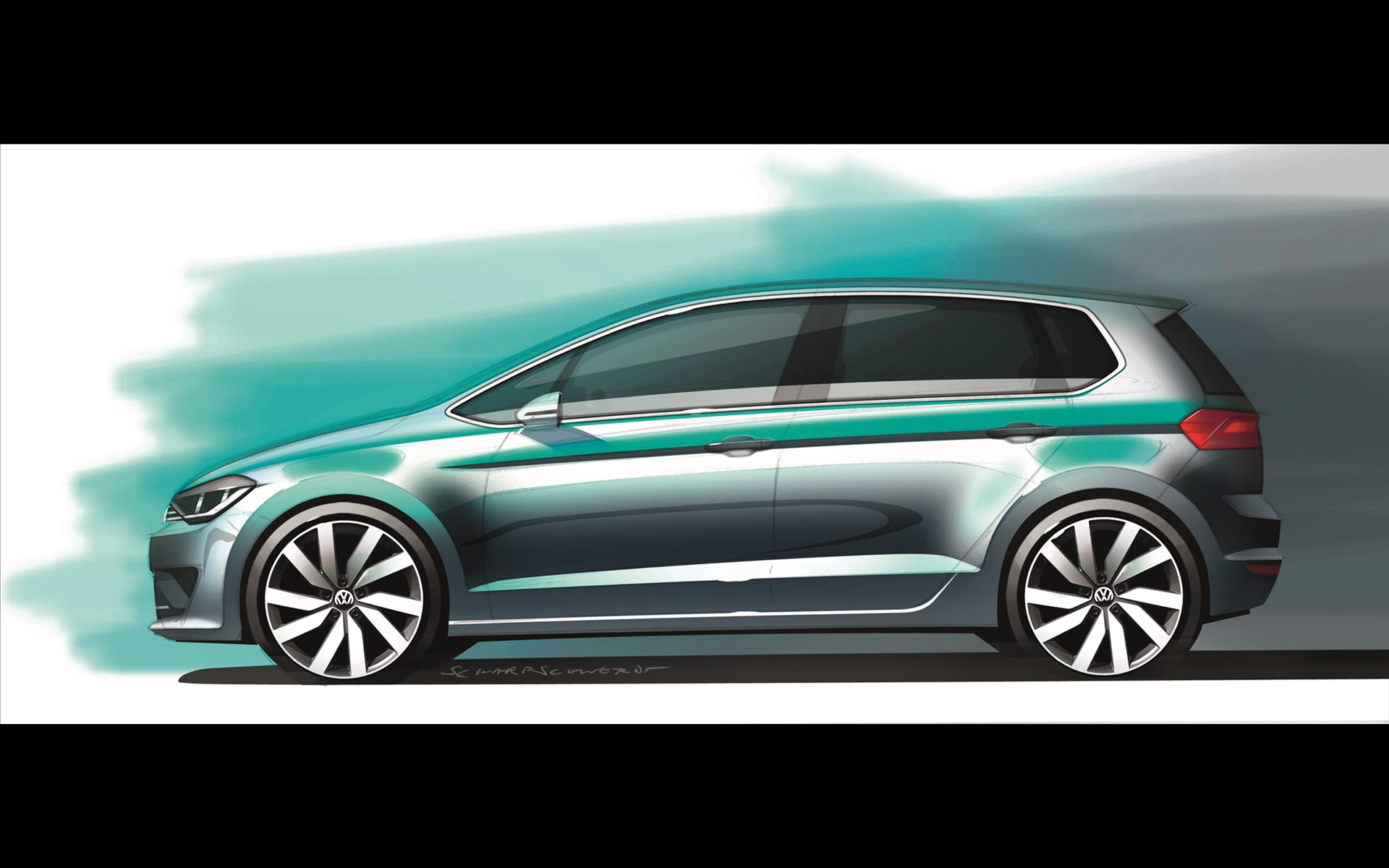 Volkswagen Golf Sportsvan Concept 2013