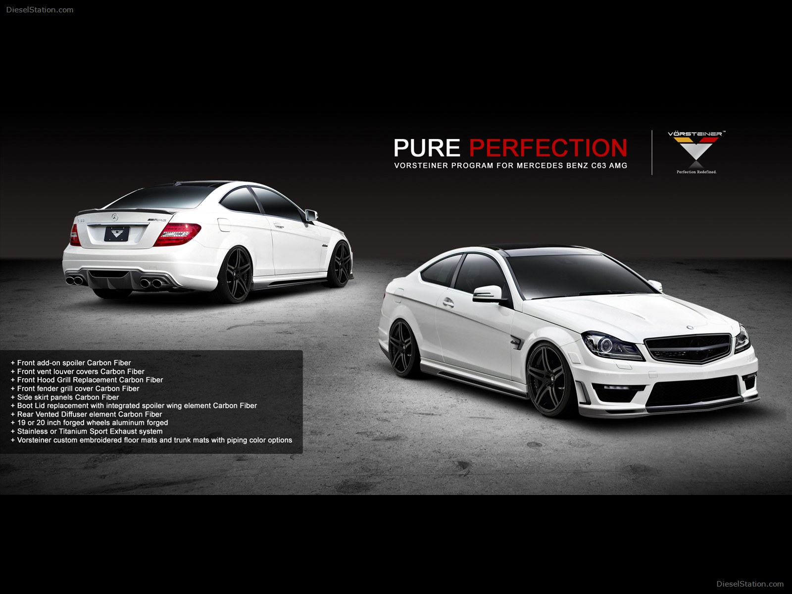 Vorsteiner Mercedes Benz C63 AMG Coupe 2012