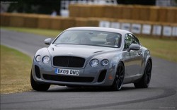 Derek Bell Runs The Bentley Continental Supersports At Goodwood