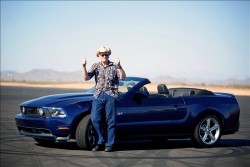 Visually Impaired Man Drives 2010 Ford Mustang