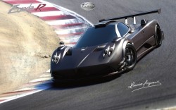 Pagani Zonda R first official renders